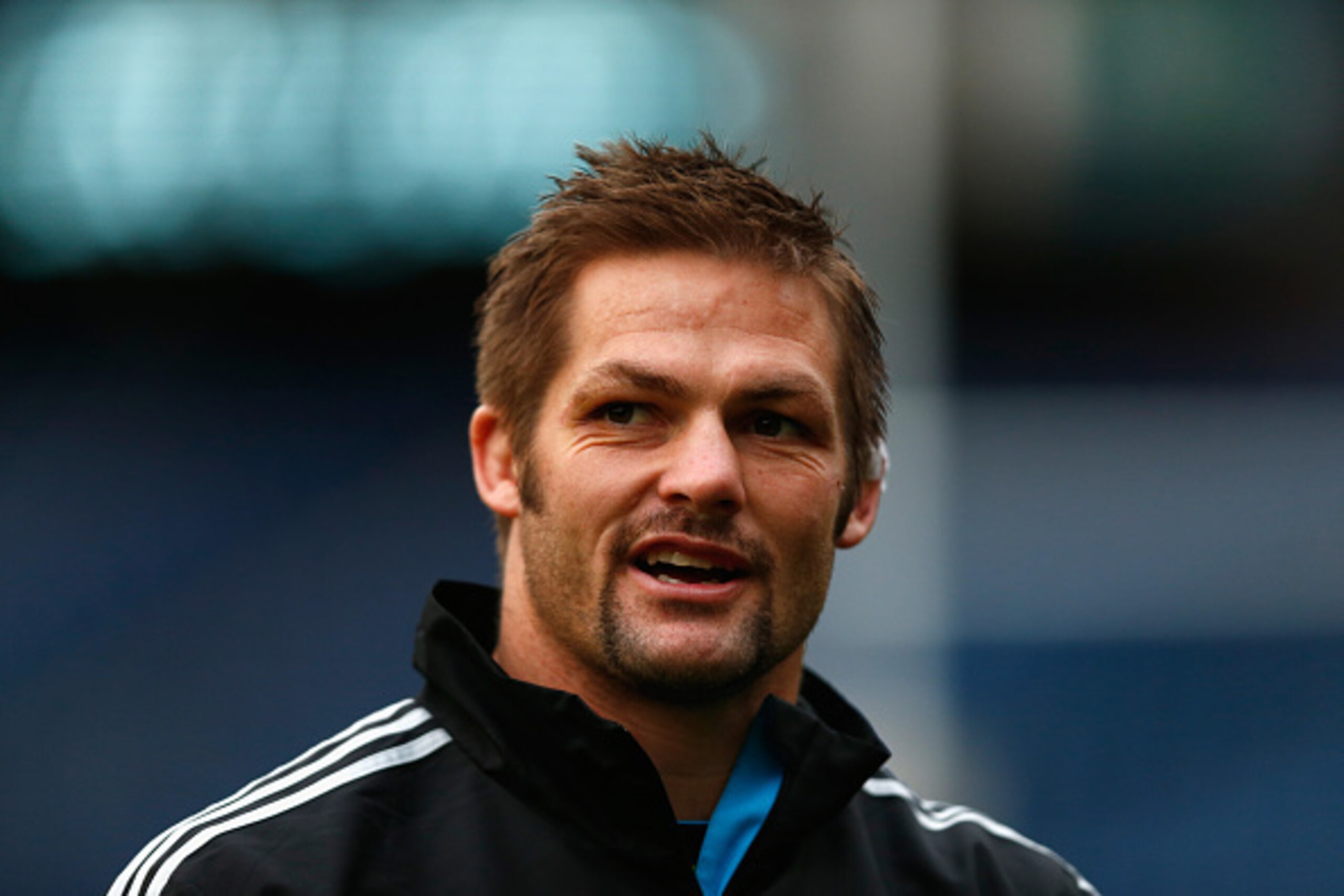 EDINBURGH, SCOTLAND - NOVEMBER 14:  All Black captain Richie McCaw during the New Zealand All Blacks Captain's Run at Murrayfield on November 14, 2014 in Edinburgh, Scotland.  (Photo by Phil Walter/Getty Images)