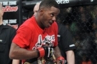 May 17, 2014; Southaven, MS, USA; Will Brooks after the fight against Michael Chandler during BFC 120 at Landers Center. Will Brooks defeats Michael Chandler by submission. Mandatory Credit: Justin Ford-USA TODAY Sports