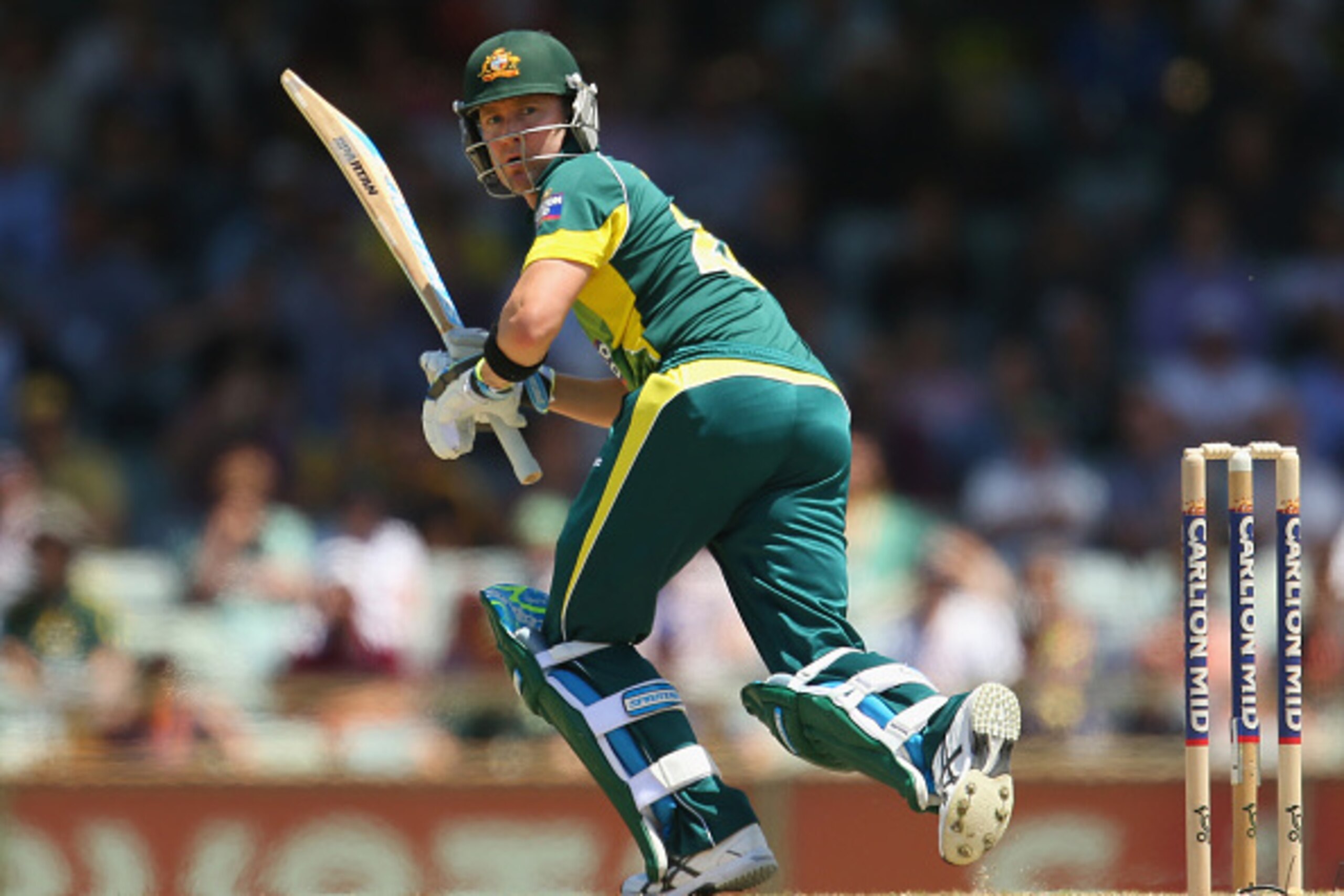 PERTH, AUSTRALIA - NOVEMBER 14: Michael Clarke of Australia bats during game one of the men's one day international series between Australia and South Africa at WACA on November 14, 2014 in Perth, Australia. (Photo by Scott Barbour/Getty Images) PERTH, AUSTRALIA - NOVEMBER 14: Michael Clarke of Australia bats during game one of the men's one day international series between Australia and South Africa at WACA on November 14, 2014 in Perth, Australia. (Photo by Scott Barbour/Getty Images)
