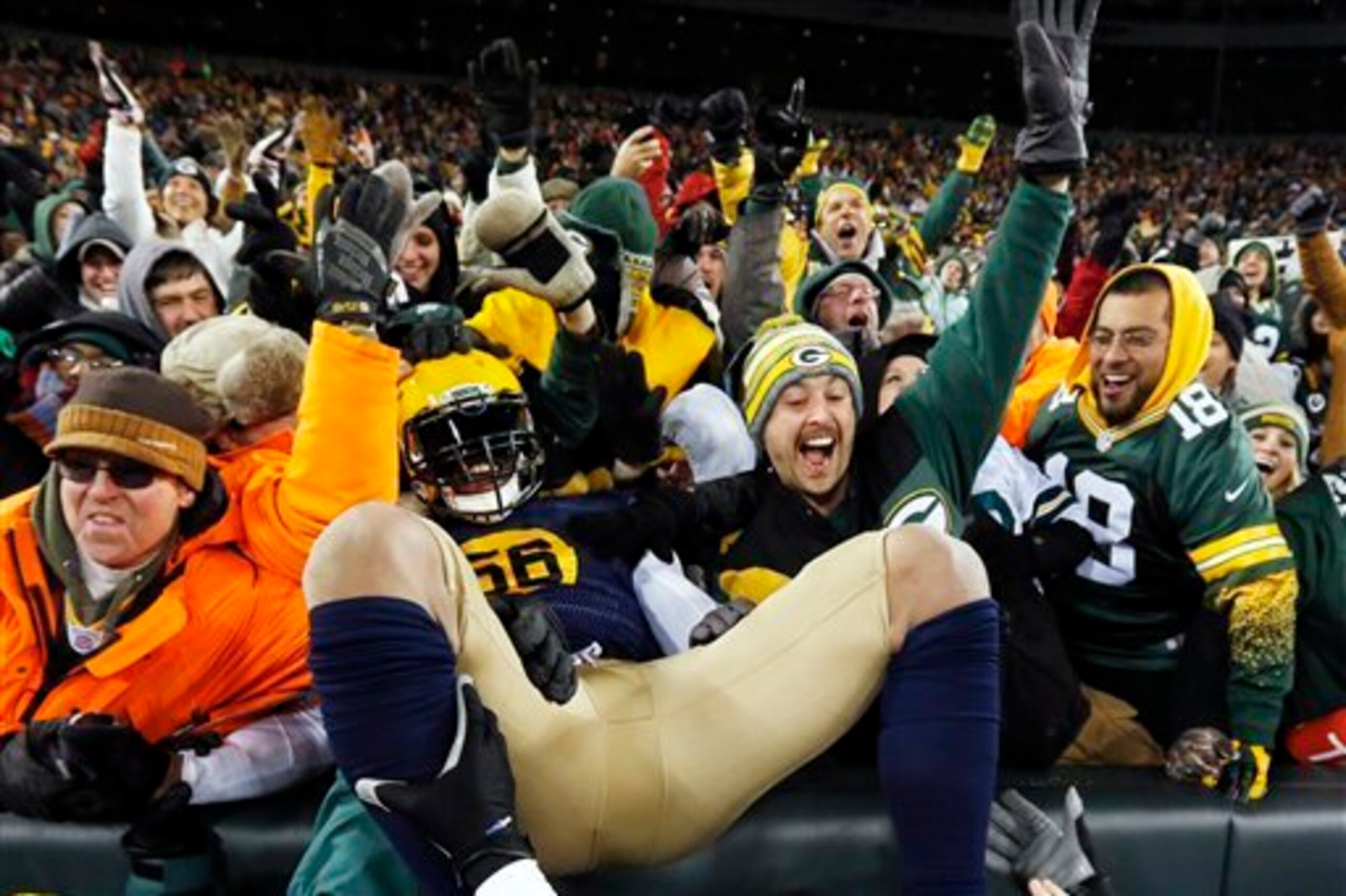 Peppers after his TD