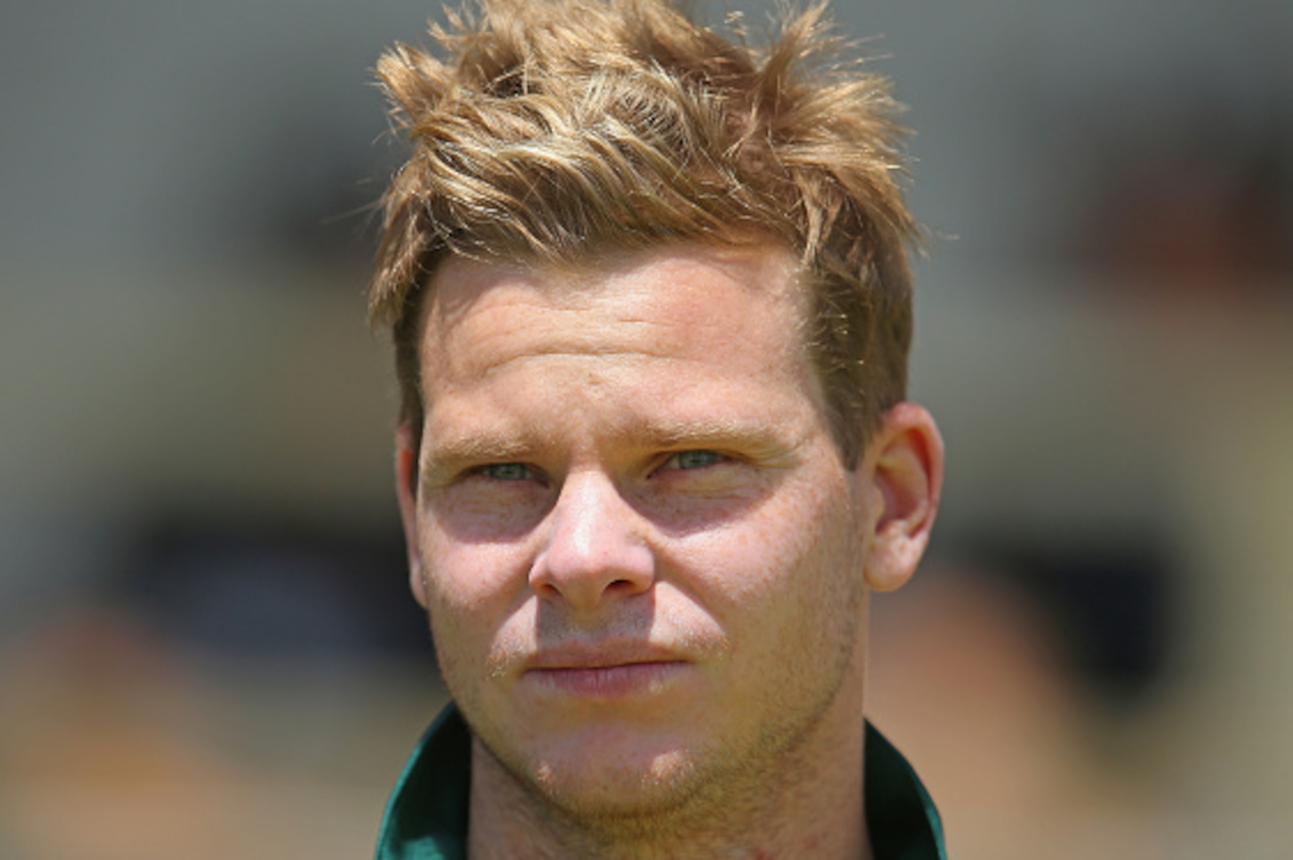 PERTH, AUSTRALIA - NOVEMBER 14:  Steve Smith of Australia looks on during game one of the men's one day international series between Australia and South Africa at WACA on November 14, 2014 in Perth, Australia.  (Photo by Scott Barbour/Getty Images)