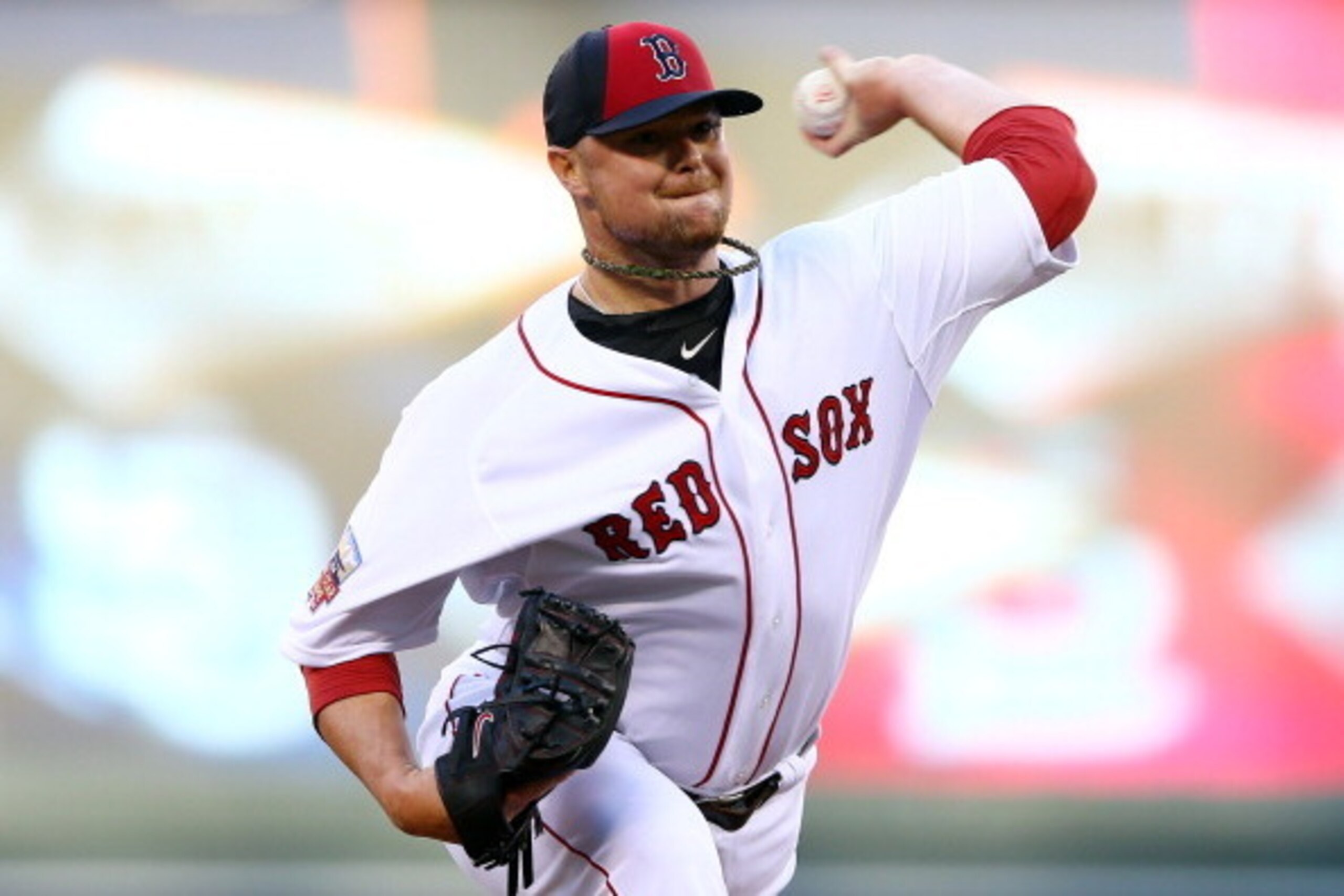 MINNEAPOLIS, MN - JULY 15:  American League All-Star Jon Lester #31 of the Boston Red Sox during the 85th MLB All-Star Game at Target Field on July 15, 2014 in Minneapolis, Minnesota.  (Photo by Elsa/Getty Images)