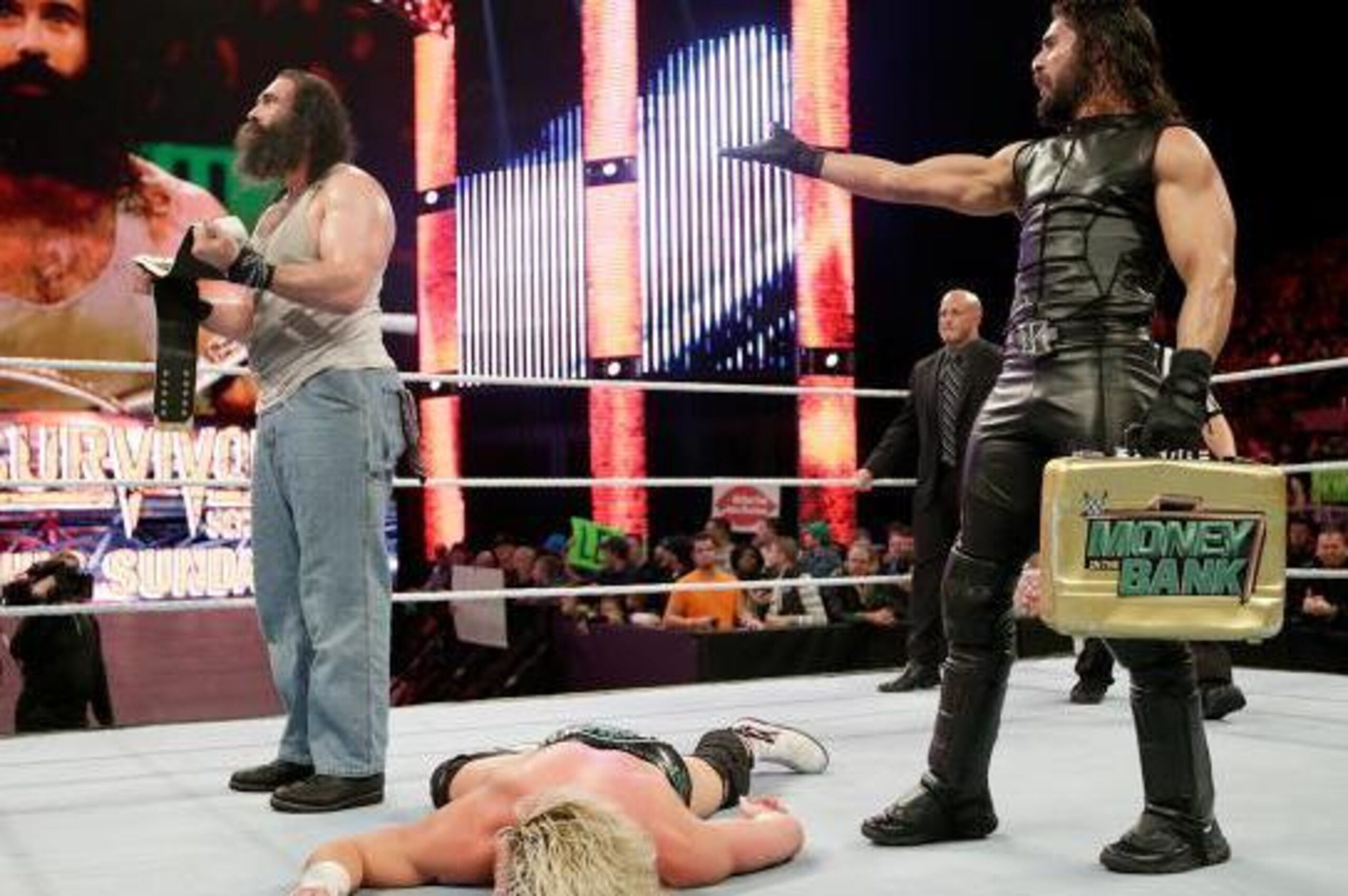 Luke Harper celebrates winning the Intercontinental Championship. Luke Harper celebrates winning the Intercontinental Championship.