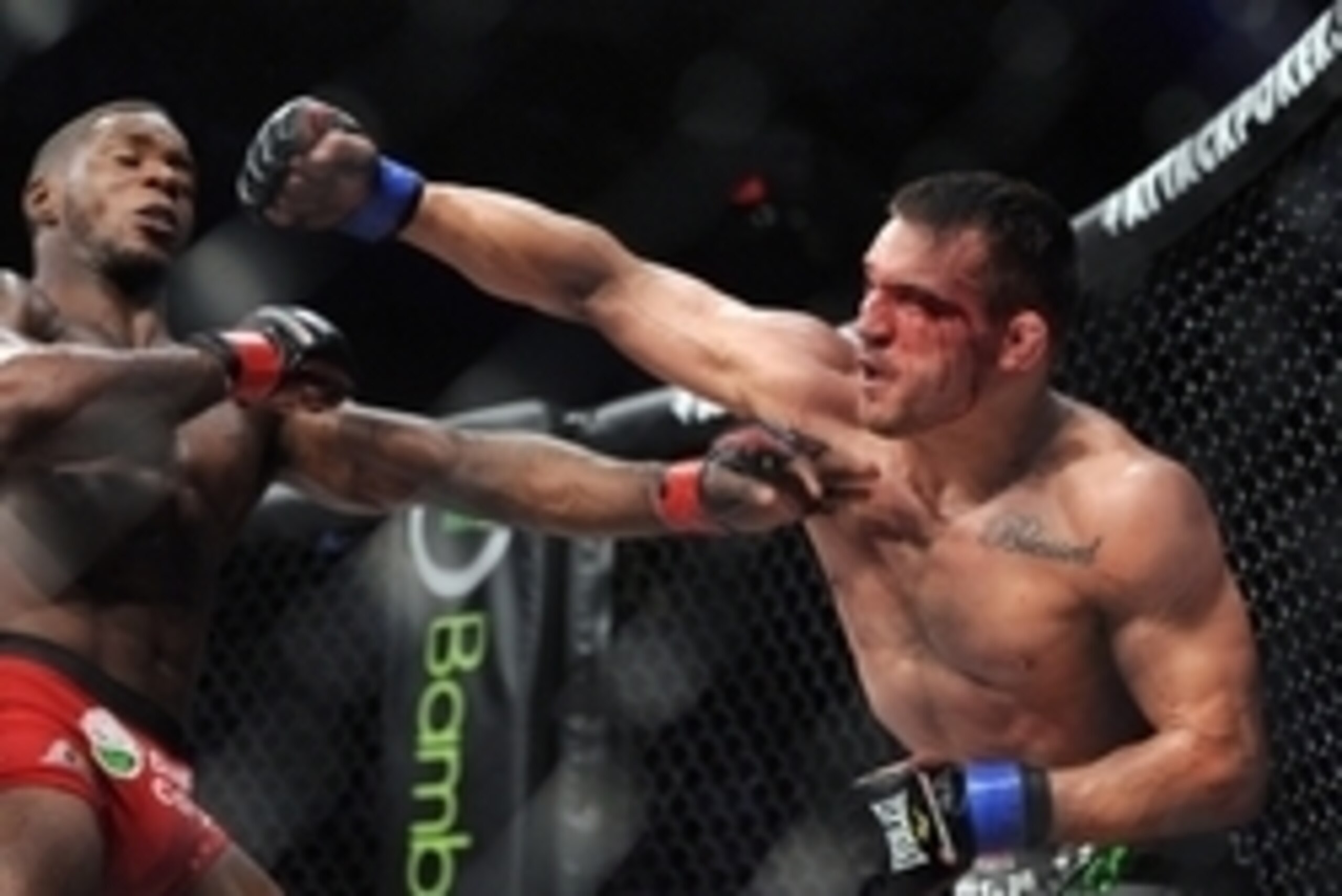 May 17, 2014; Southaven, MS, USA; Will Brooks fights against Michael Chandler during a Bellator interim lightweight world championship bout during BFC 120 at Landers Center. Will Brooks defeats Michael Chandler by submission. Mandatory Credit: Justin Ford