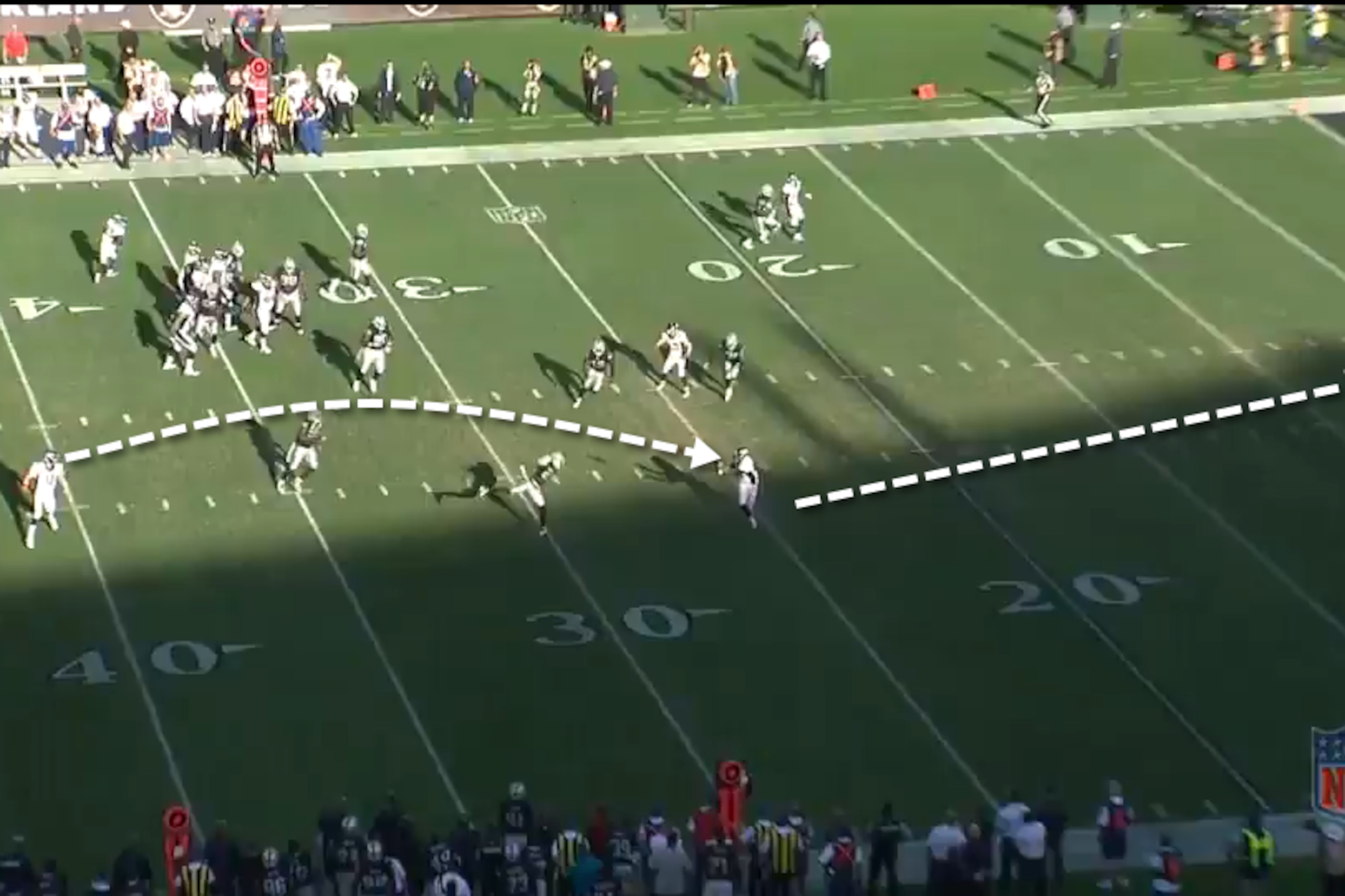Oakland failed to cover Julius Thomas adequately, allowing a 31-yard touchdown