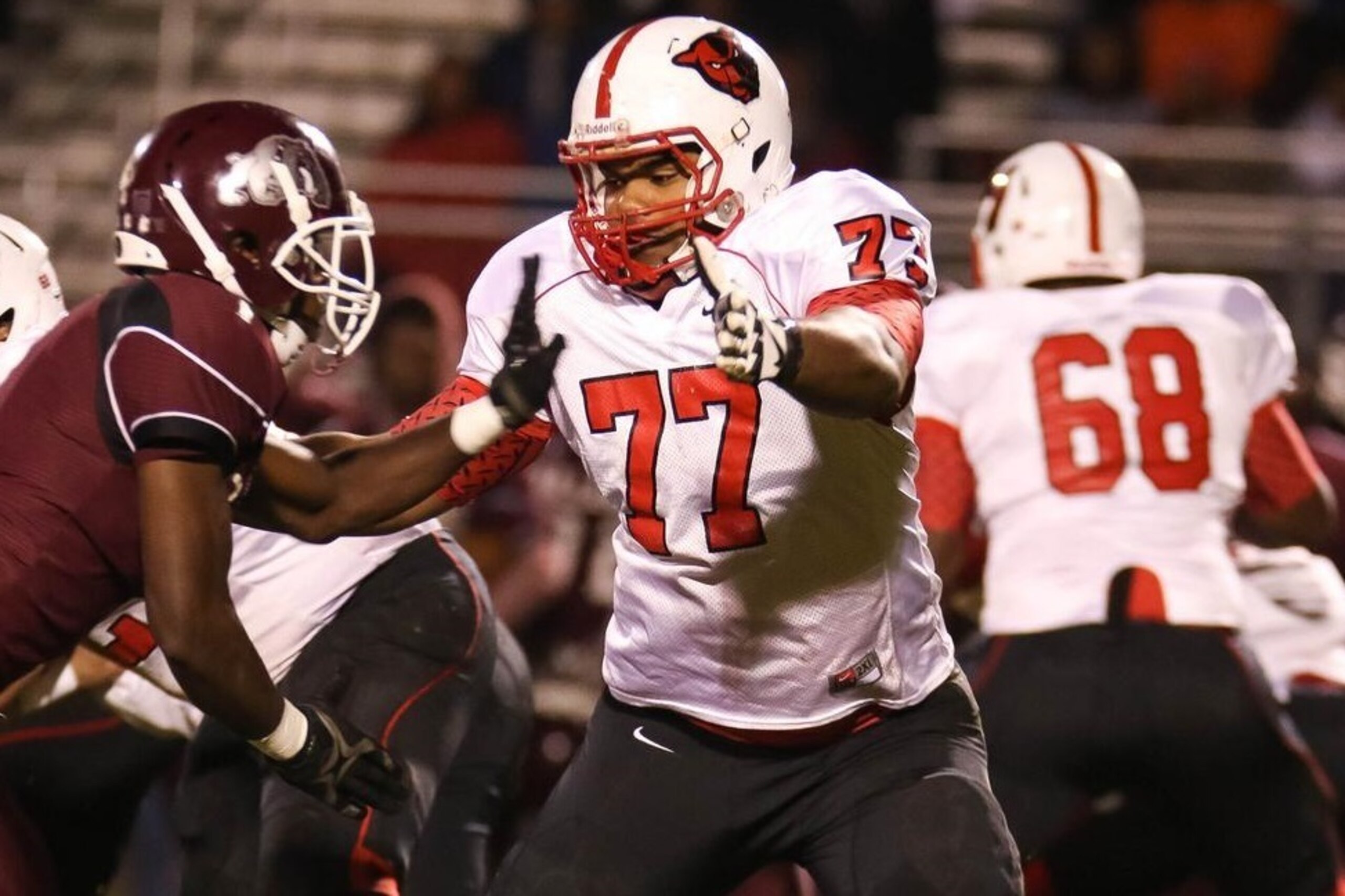 Patterson presents versatility along the offensive front.