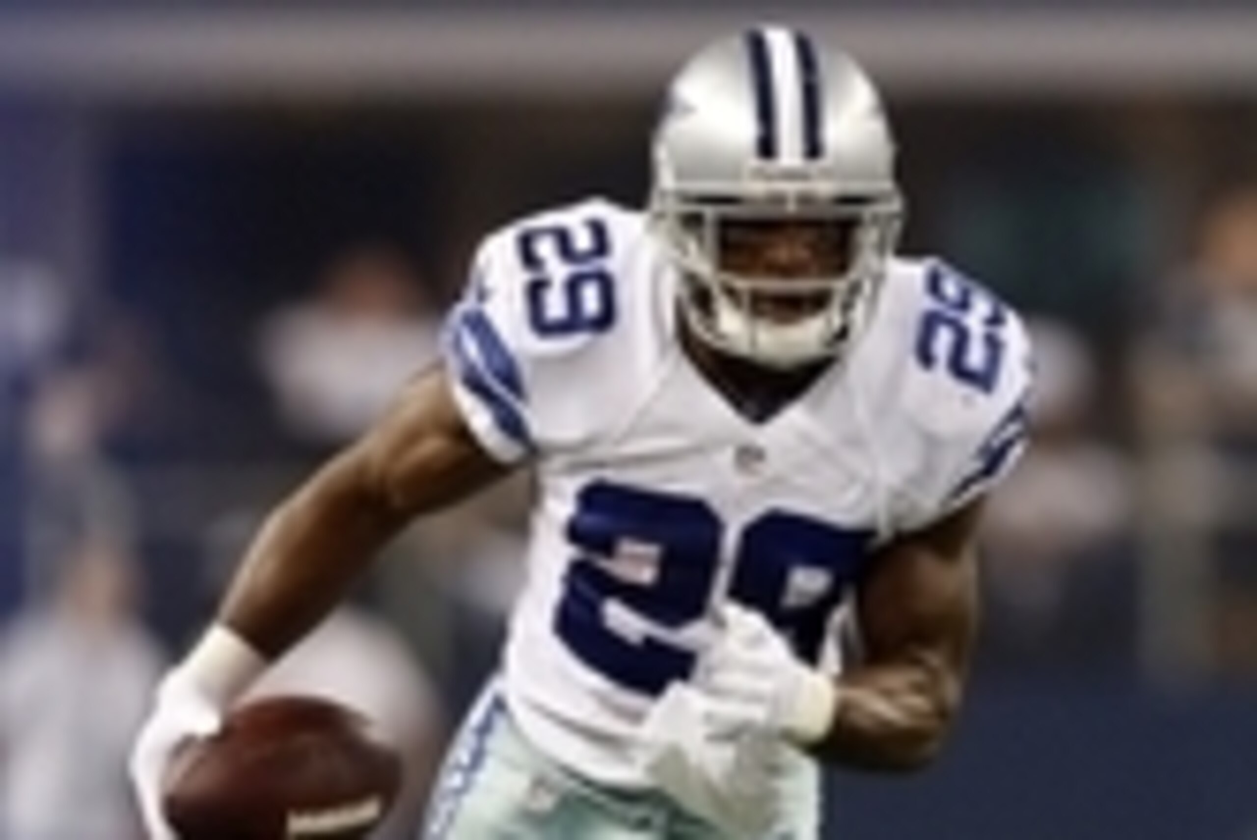Oct 27, 2014; Arlington, TX, USA; Dallas Cowboys running back DeMarco Murray (29) runs the ball in the second quarter against the Washington Redskins  at AT&T Stadium. Mandatory Credit: Tim Heitman-USA TODAY Sports