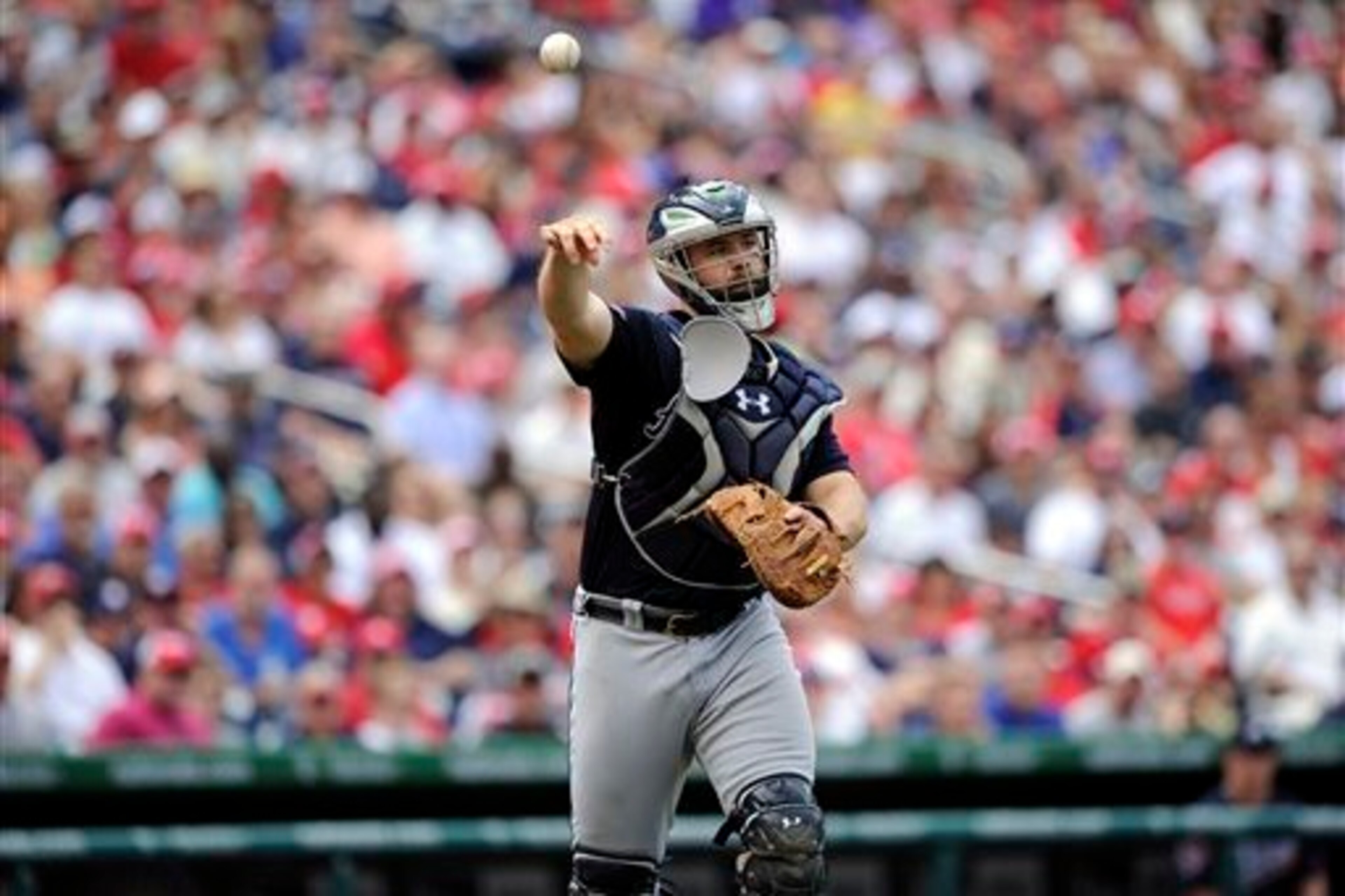 Gattis shouldn't be an everyday catcher, but he shouldn't stop catching altogether. Gattis shouldn't be an everyday catcher, but he shouldn't stop catching altogether.