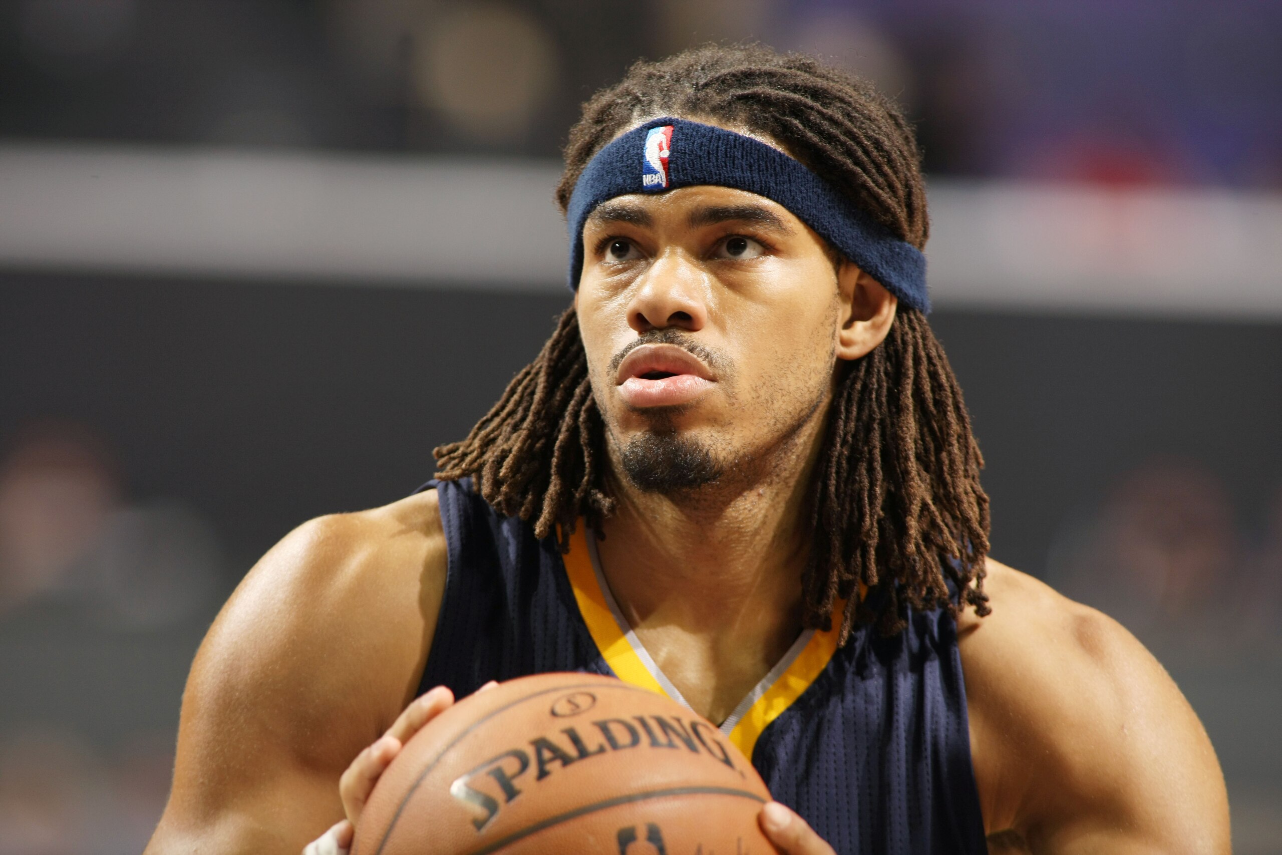 CHARLOTTE, NC - OCTOBER 23: Chris Copeland #22 of the Indiana Pacers shoots a free throw against the Charlotte Hornets during the game at the Time Warner Cable Arena on October 23, 2014 in Charlotte, North Carolina. NOTE TO USER: User expressly acknowledg