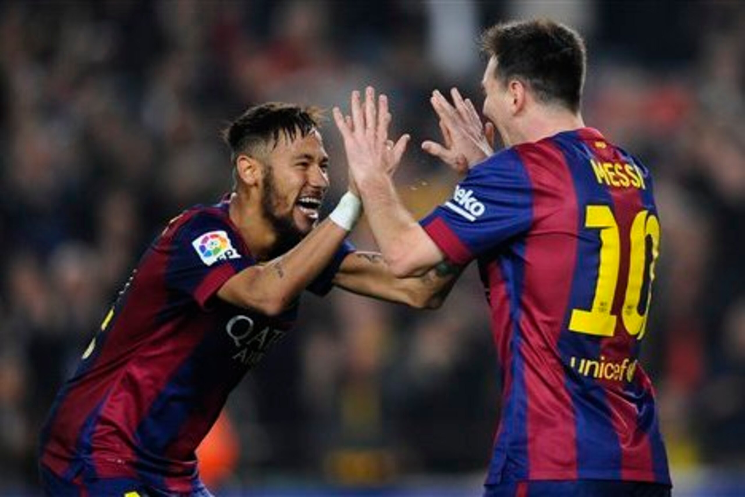 The Neymar-Messi partnership is flourishing for Barca.