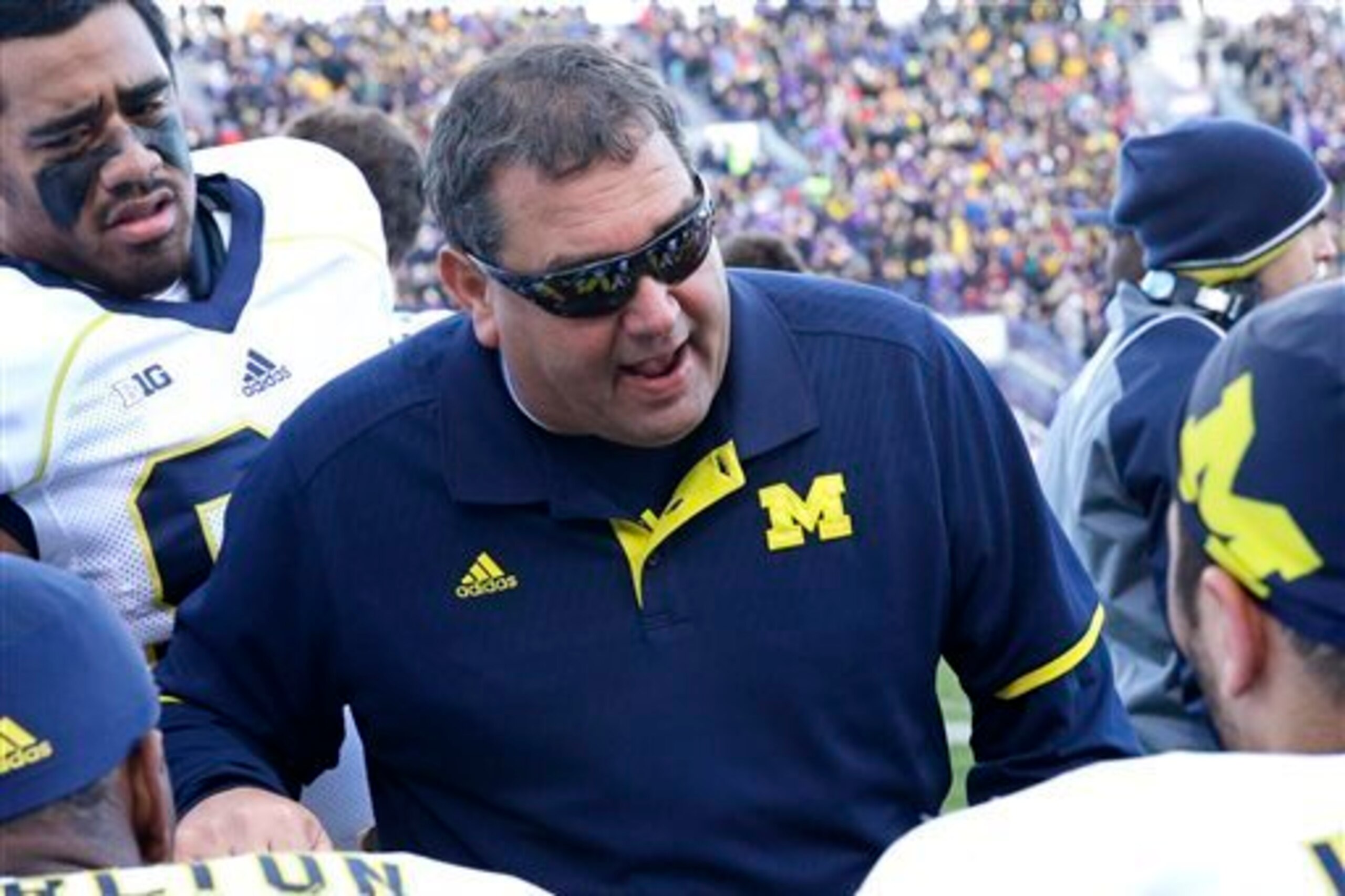 Brady Hoke went 4-3 at home in 2014.