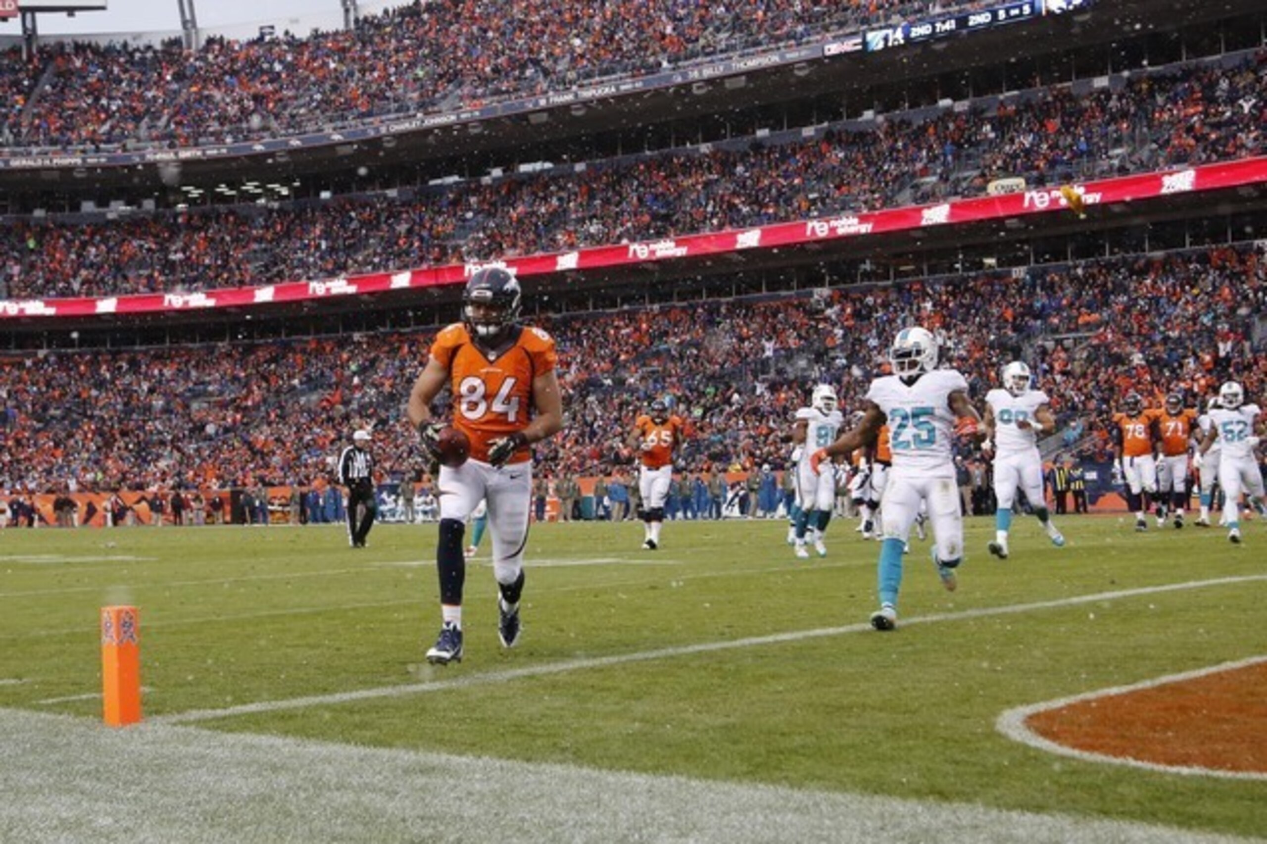 The Broncos offense made scoring on Miami seem easy.