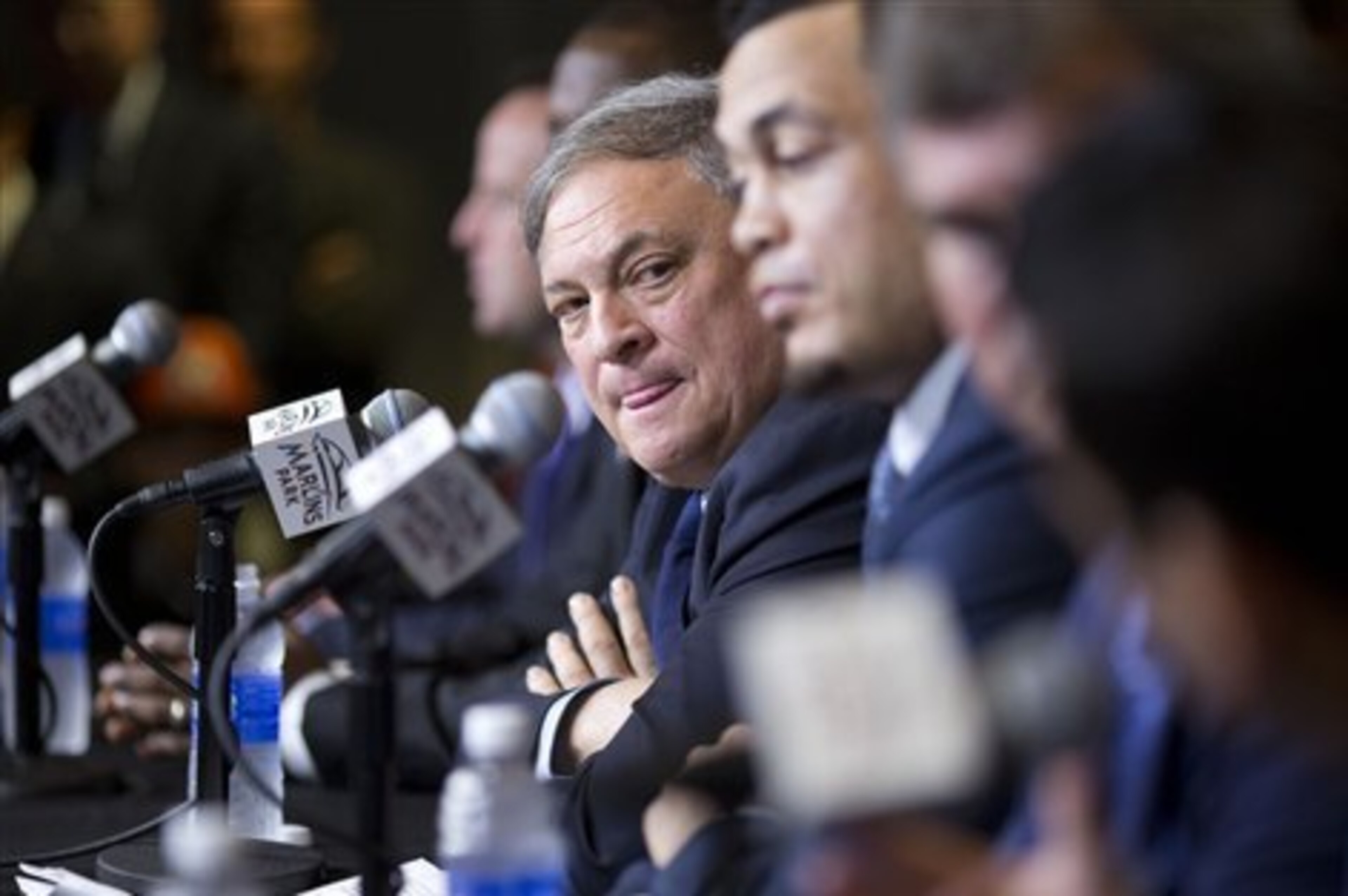 Marlins owners Jeffrey Loria must prove he can build a consistent winner to keep Stanton in Miami.
