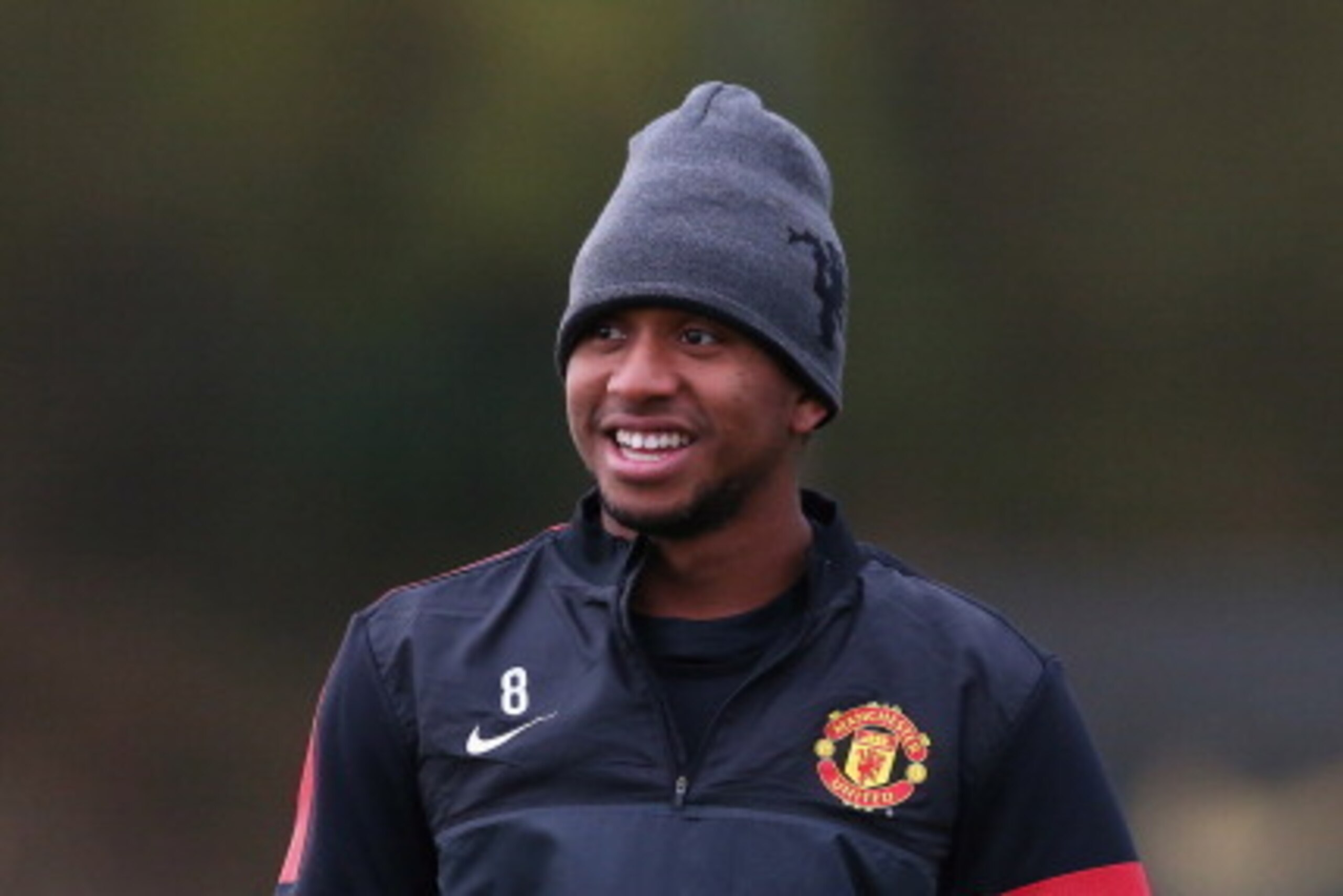 MANCHESTER, ENGLAND - NOVEMBER 19:  Anderson of Manchester United looks on during a training session at Carrington Training Ground on November 19, 2012 in Manchester, England.  (Photo by Alex Livesey/Getty Images)