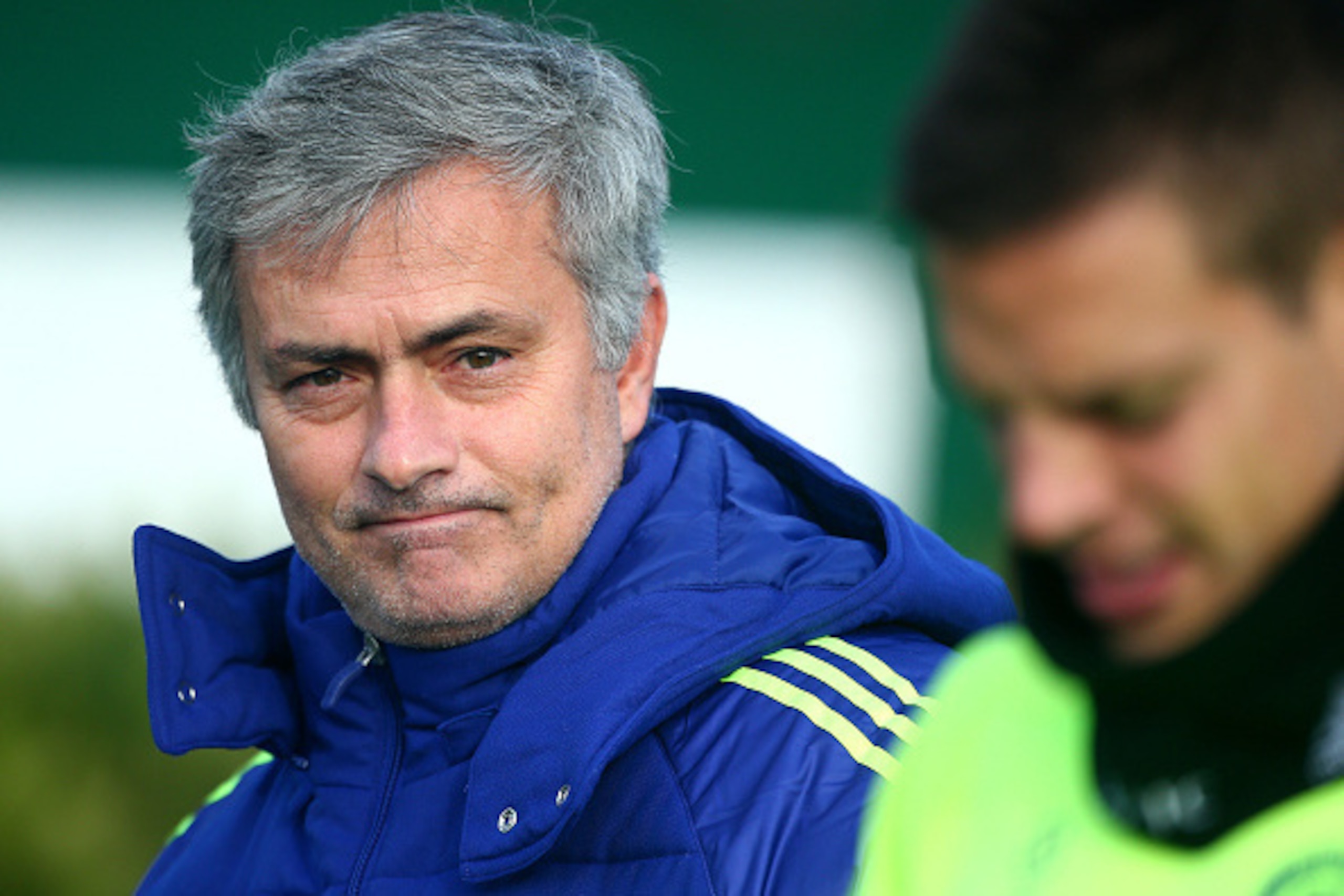 COBHAM, ENGLAND - NOVEMBER 24: Chelsea manager Jose Mourinho makes his way out to the session during a Chelsea Training Session ahead of their Champions League fixture against FC Schalke on November 24, 2014 in Cobham, England. (Photo by Charlie Crowhurst COBHAM, ENGLAND - NOVEMBER 24: Chelsea manager Jose Mourinho makes his way out to the session during a Chelsea Training Session ahead of their Champions League fixture against FC Schalke on November 24, 2014 in Cobham, England. (Photo by Charlie Crowhurst