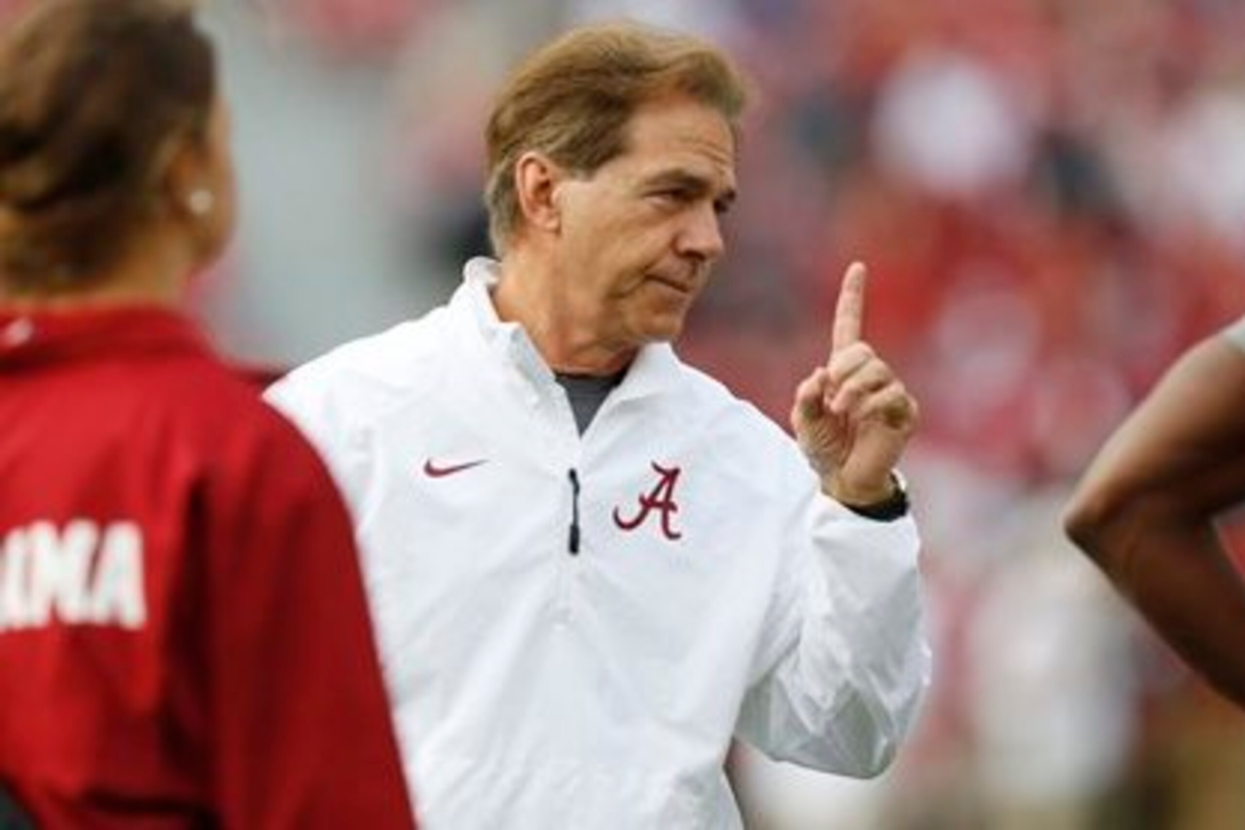 Alabama head coach Nick Saban