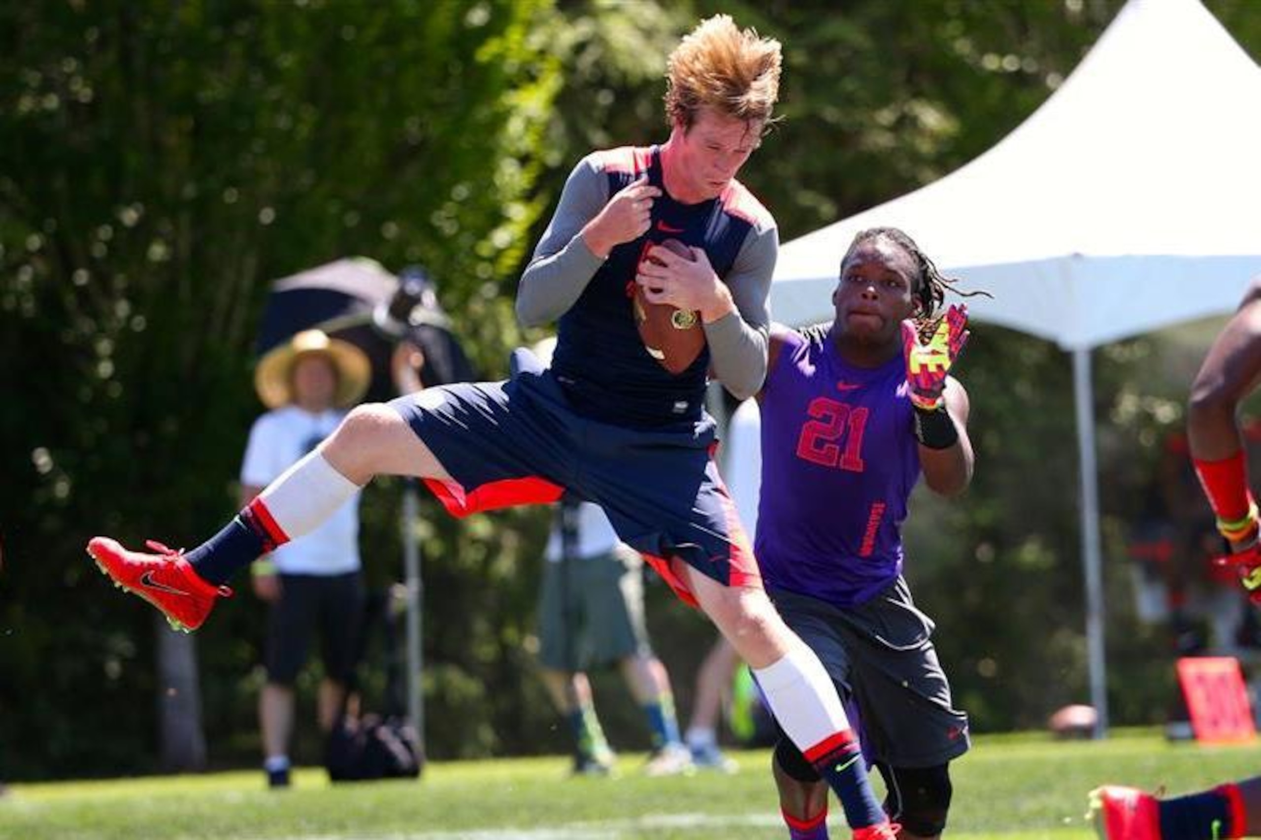 Irwin is now the all-time receptions leader in California.