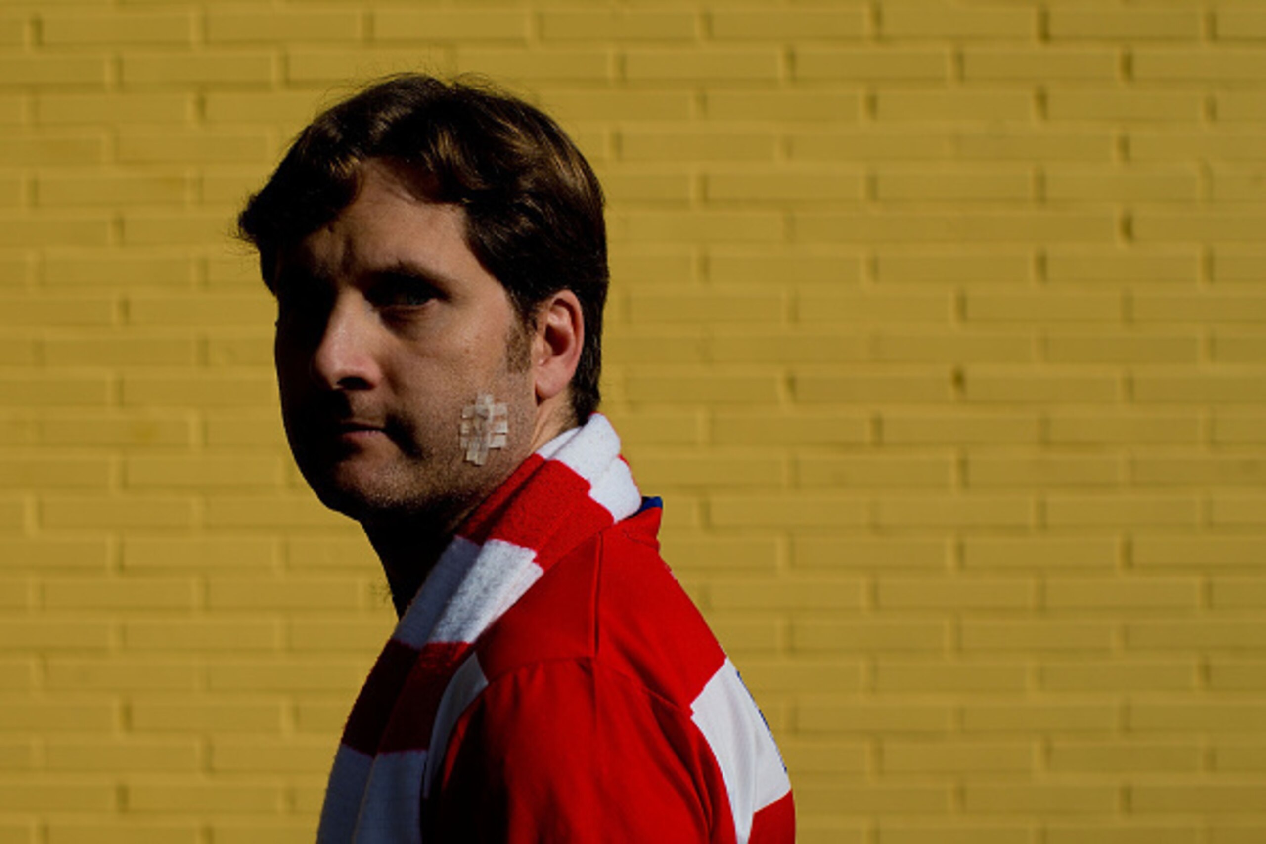 GRANADA, SPAIN - NOVEMBER 01:  A Granada CF fan looks to the camera as he arrives at Nuevo Estadio de Los Carmenes before the La Liga match between Granada CF and Real Madrid CF on November 1, 2014 in Granada, Spain.  (Photo by Gonzalo Arroyo Moreno/Getty