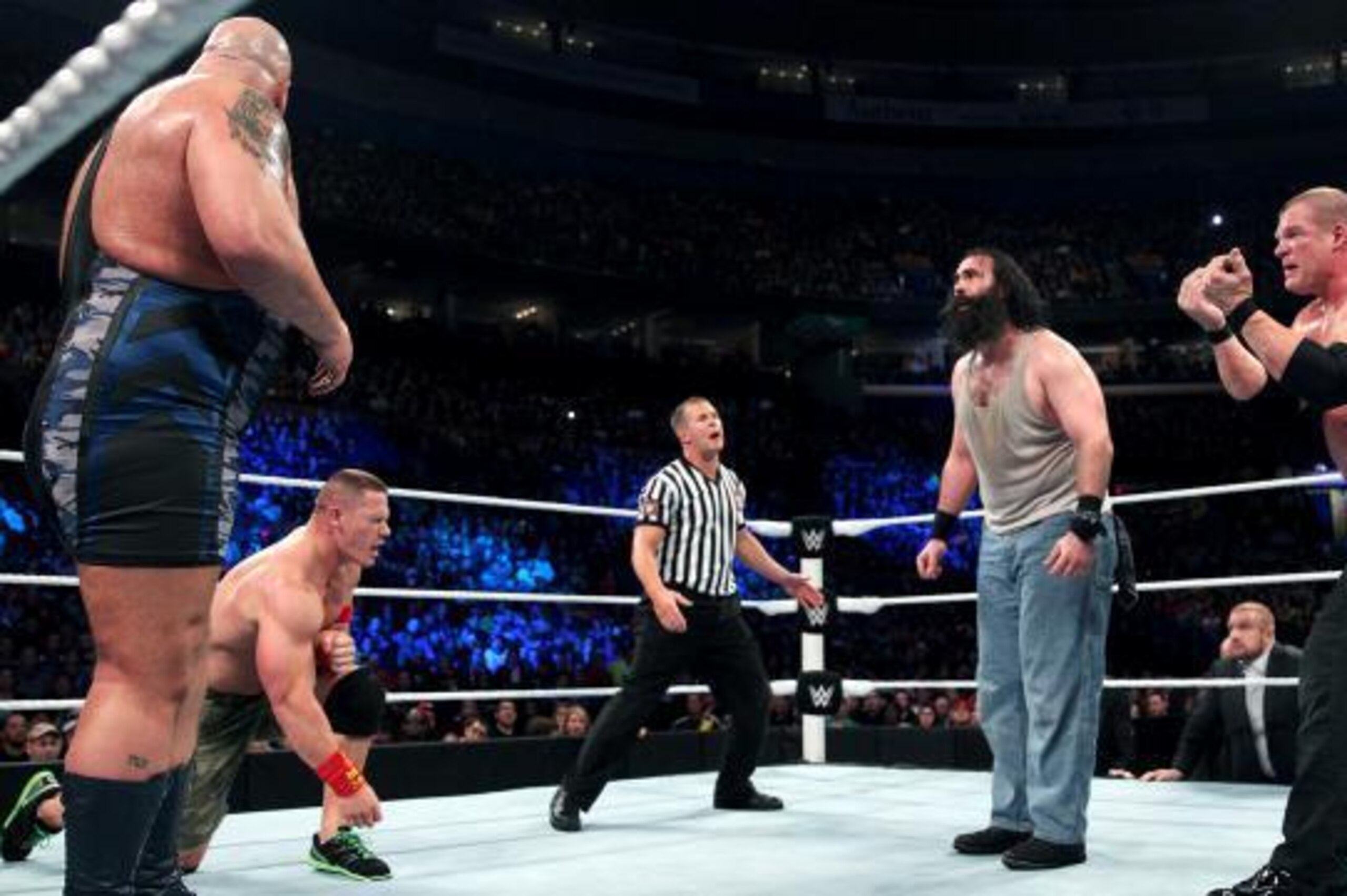 Big Show, moments before knocking Cena out.