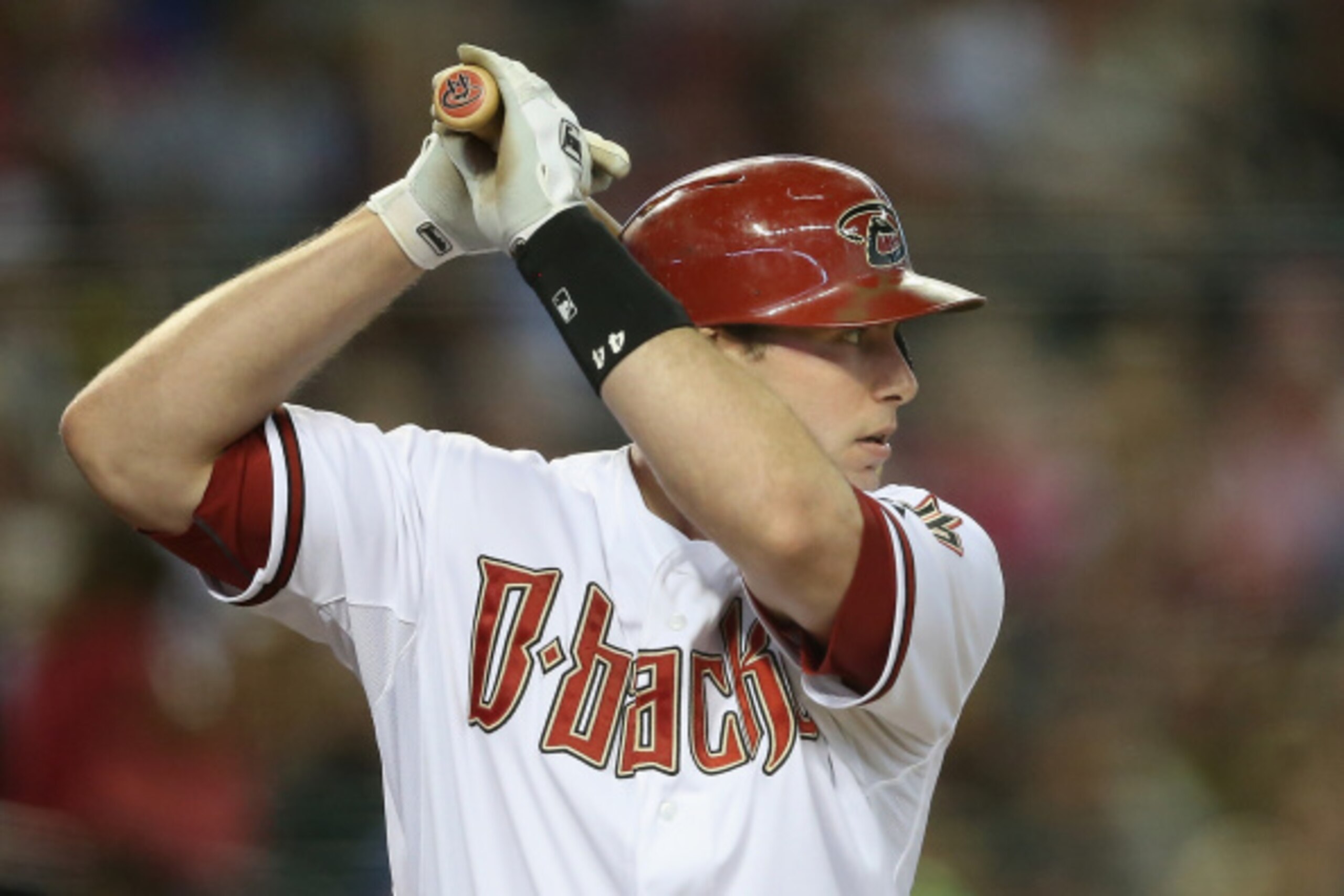 PHOENIX, AZ - JULY 18:  Paul Goldschmidt #44 of the Arizona Diamondbacks bats against the Chicago Cubs during the MLB game at Chase Field on July 18, 2014 in Phoenix, Arizona.  (Photo by Christian Petersen/Getty Images)