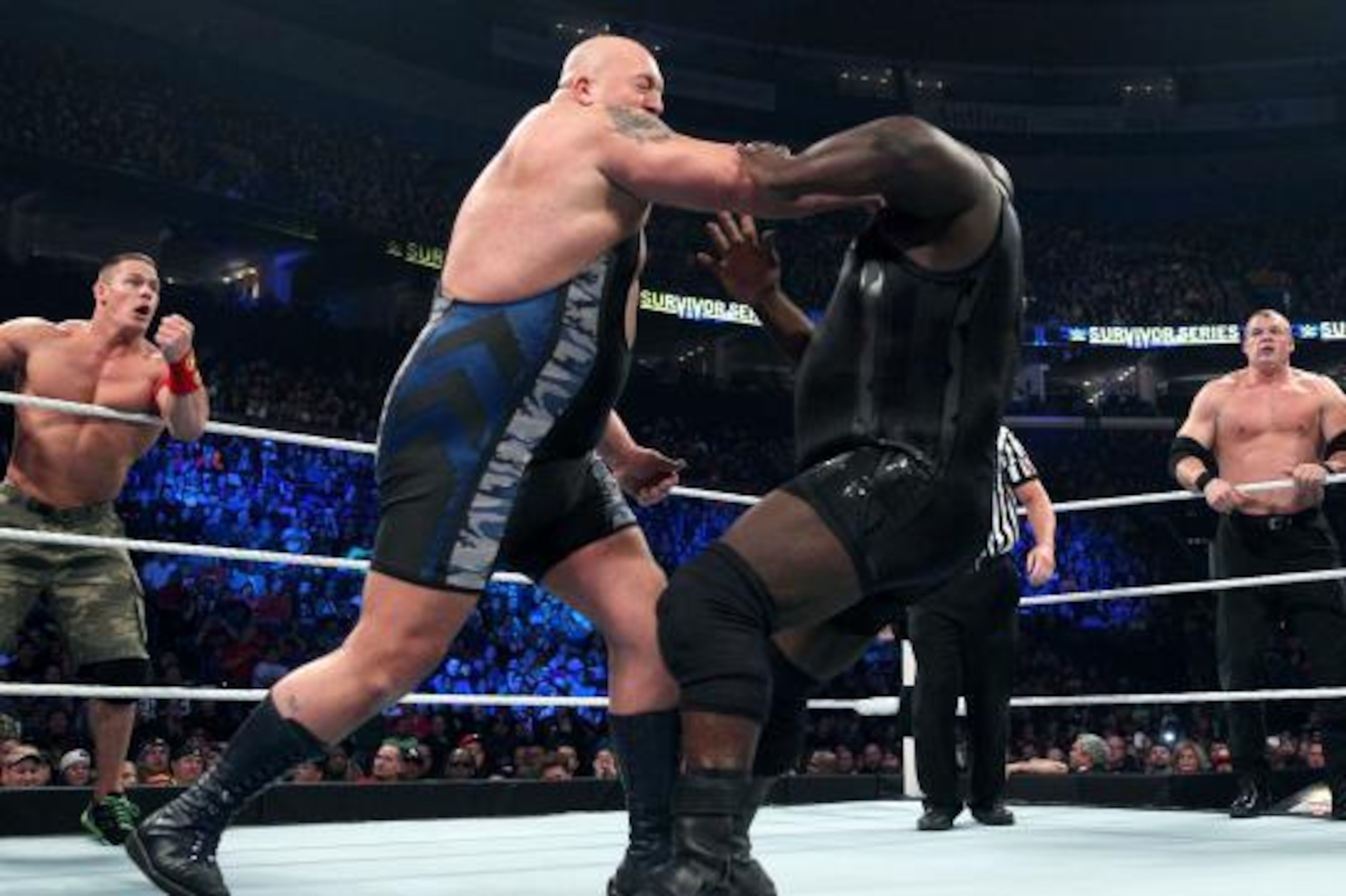 The first of Big Show's three eliminations, including himself