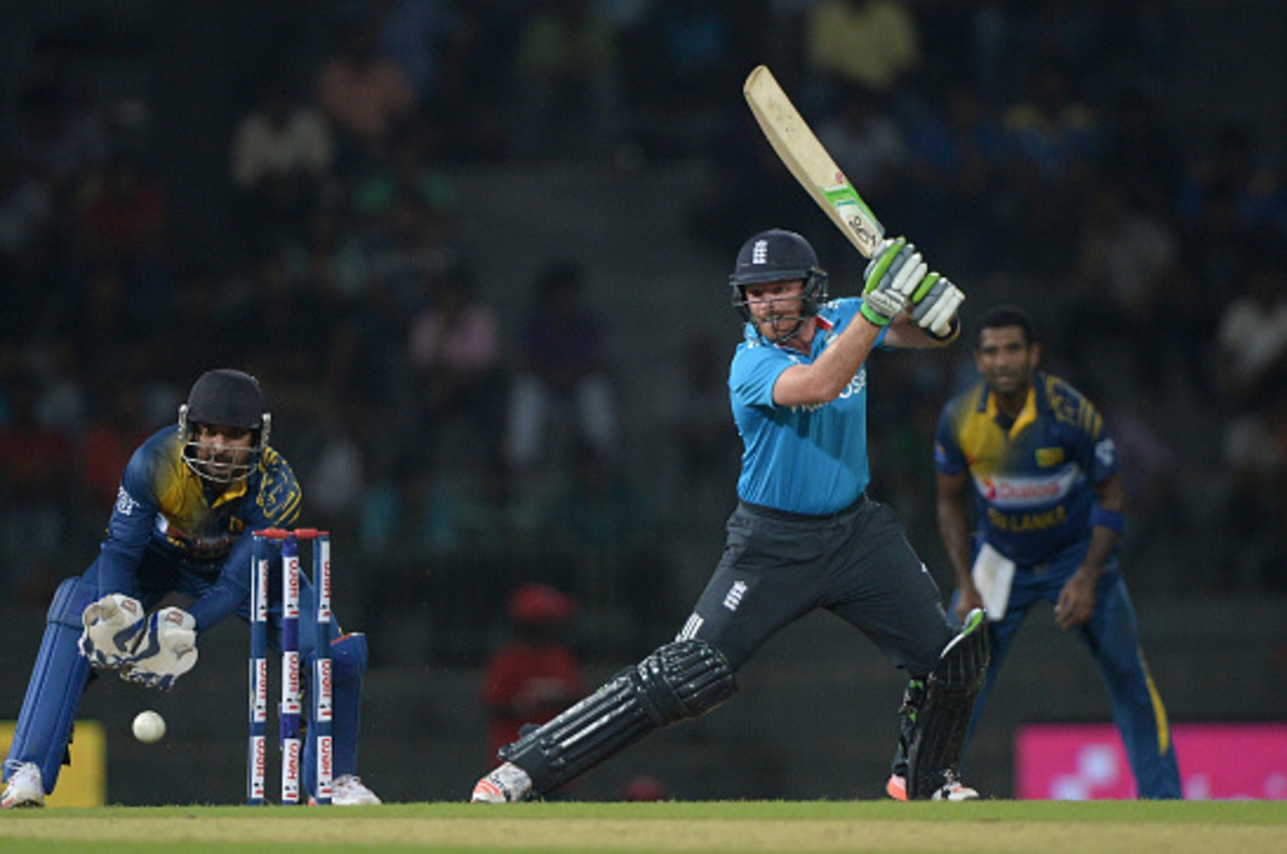 COLOMBO, SRI LANKA - NOVEMBER 26:  Ian Bell of England bats during the 1st One Day International between Sri Lanka and England at R. Premadasa Stadium on November 26, 2014 in Colombo, Sri Lanka.  (Photo by Gareth Copley/Getty Images)
