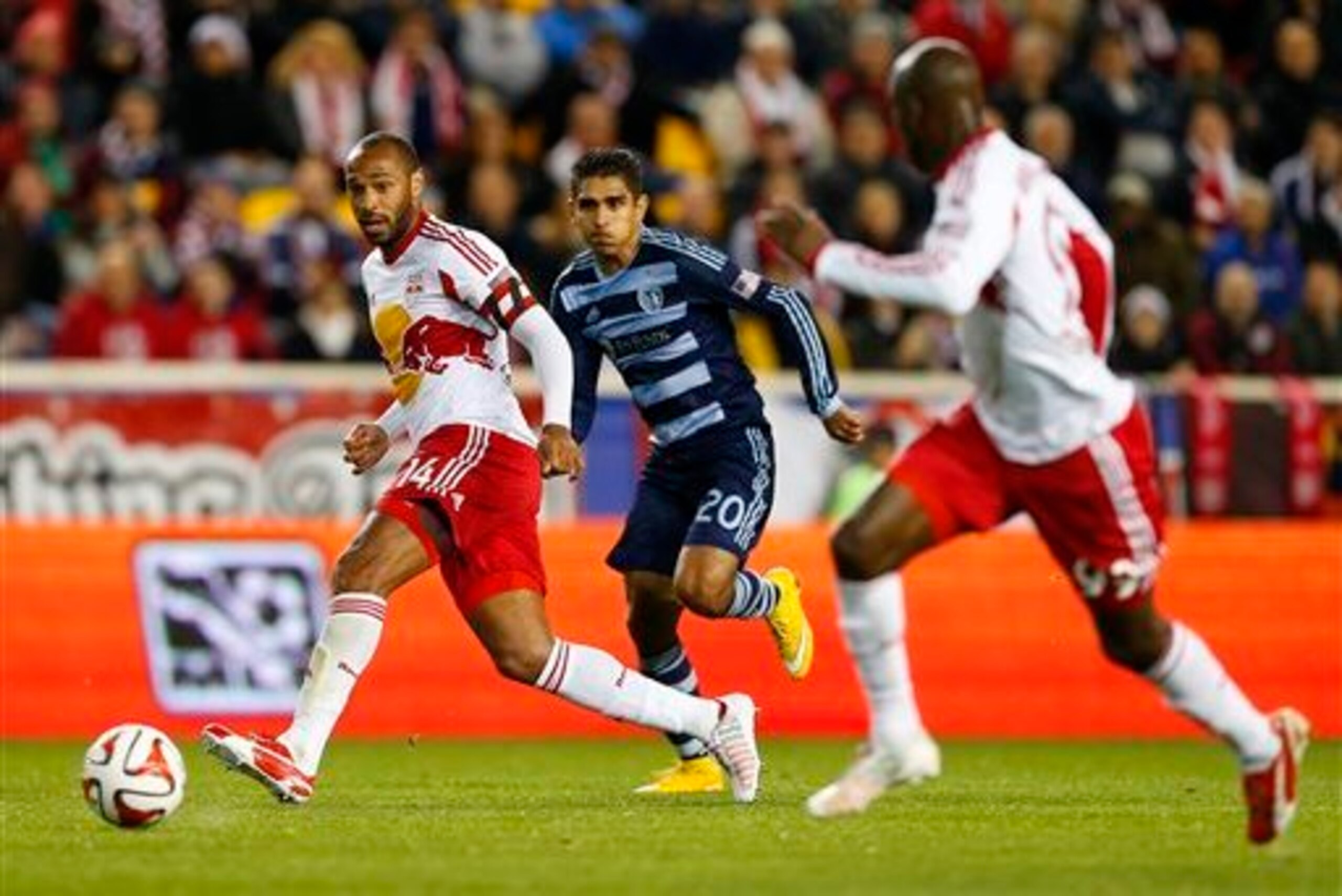 Thierry Henry, left, and Bradley Wright-Phillips, right, have been a lethal tandem for the Red Bulls this season. Thierry Henry, left, and Bradley Wright-Phillips, right, have been a lethal tandem for the Red Bulls this season.