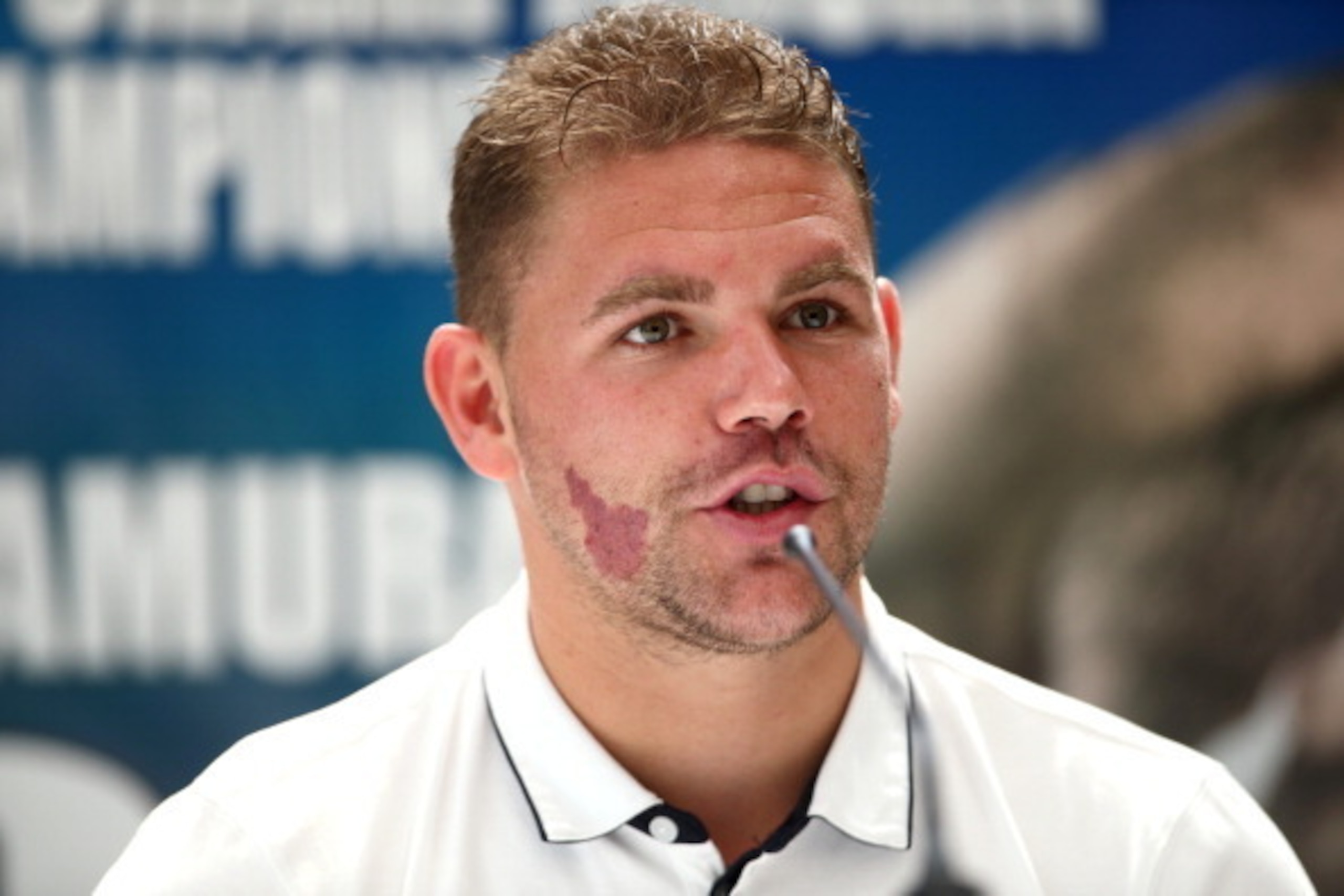 LONDON, ENGLAND - MAY 15:  Billy Joe Saunders speaks during a press conference with boxing promoter Frank Warren at Frederick's Restaurant on May 15, 2014 in London, England. Leading boxing promoter Frank Warren has announced that Billy Joe Saunders will 