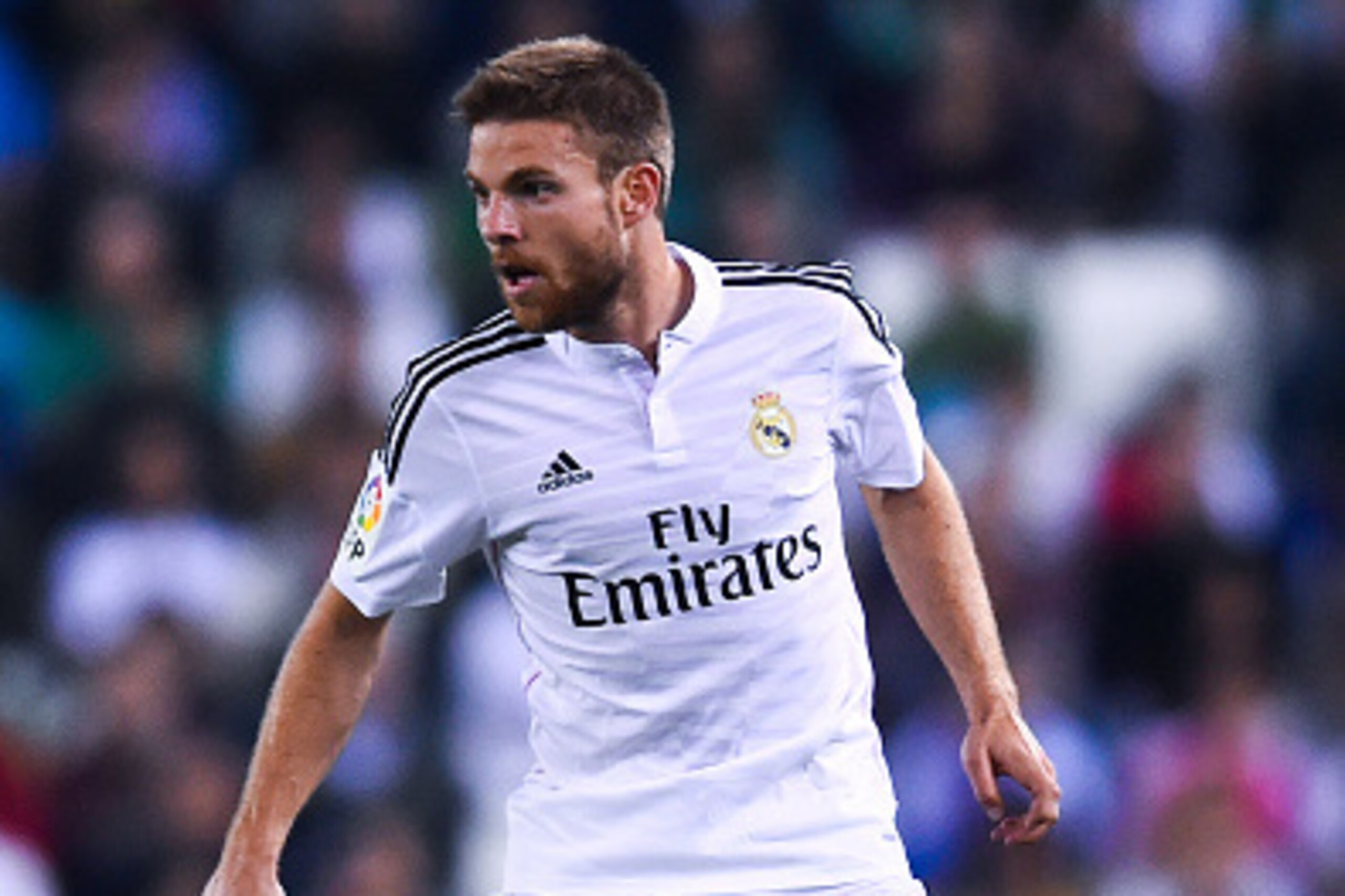 BARCELONA, SPAIN - OCTOBER 29:  Asier Illarramendi of Real Madrid CF during the Copa Del Rey Round of 32 first leg match at Power8 Stadium on October 29, 2014 in Barcelona, Spain.  (Photo by David Ramos/Getty Images)