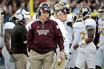 Mississippi State head coach Dan Mullen