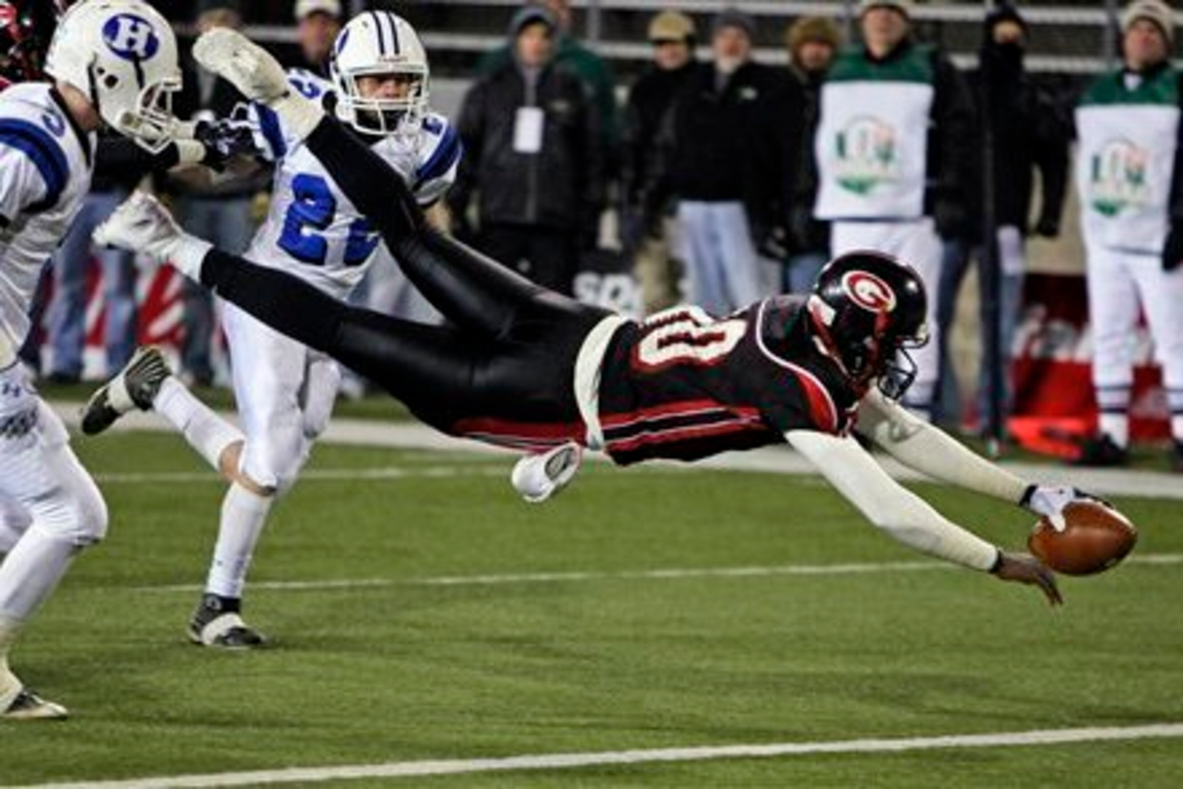 Cardale Jones makes a play during his days at Cleveland Glenville High School.