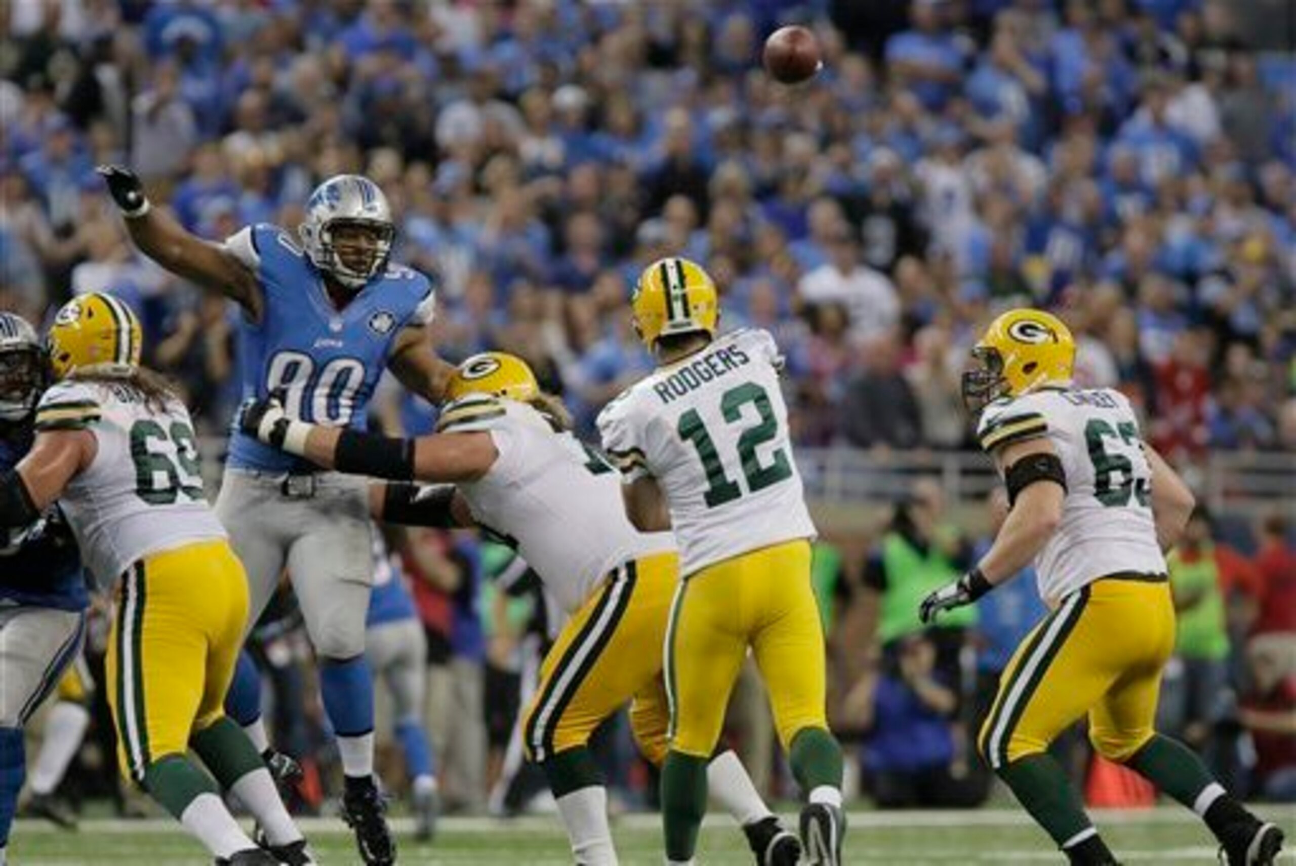 The Lions still have to take on the Packers once more.