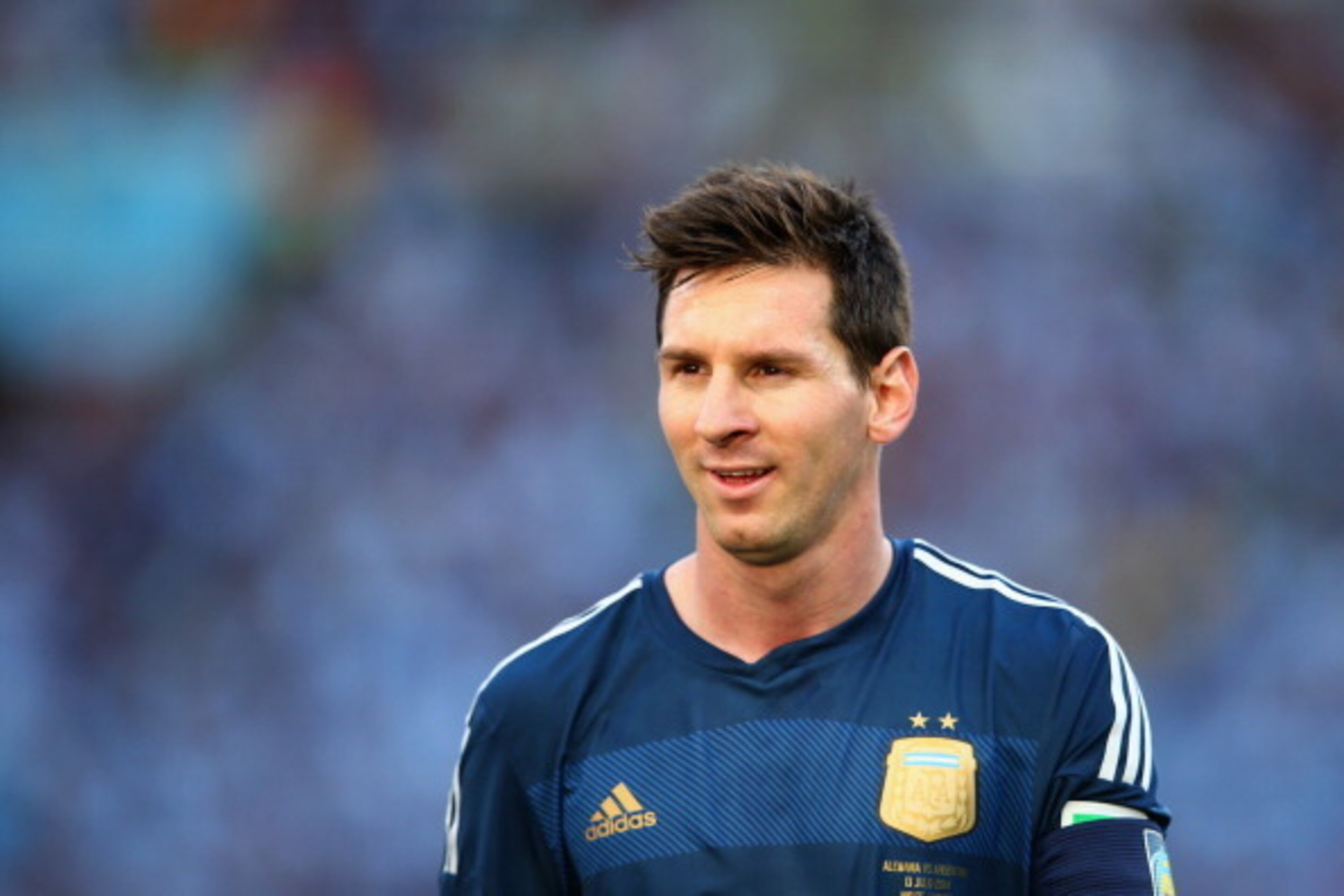 RIO DE JANEIRO, BRAZIL - JULY 13: Lionel Messi of Argentina looks on during the 2014 FIFA World Cup Brazil Final match between Germany and Argentina at Maracana on July 13, 2014 in Rio de Janeiro, Brazil. (Photo by Julian Finney/Getty Images) RIO DE JANEIRO, BRAZIL - JULY 13: Lionel Messi of Argentina looks on during the 2014 FIFA World Cup Brazil Final match between Germany and Argentina at Maracana on July 13, 2014 in Rio de Janeiro, Brazil. (Photo by Julian Finney/Getty Images)
