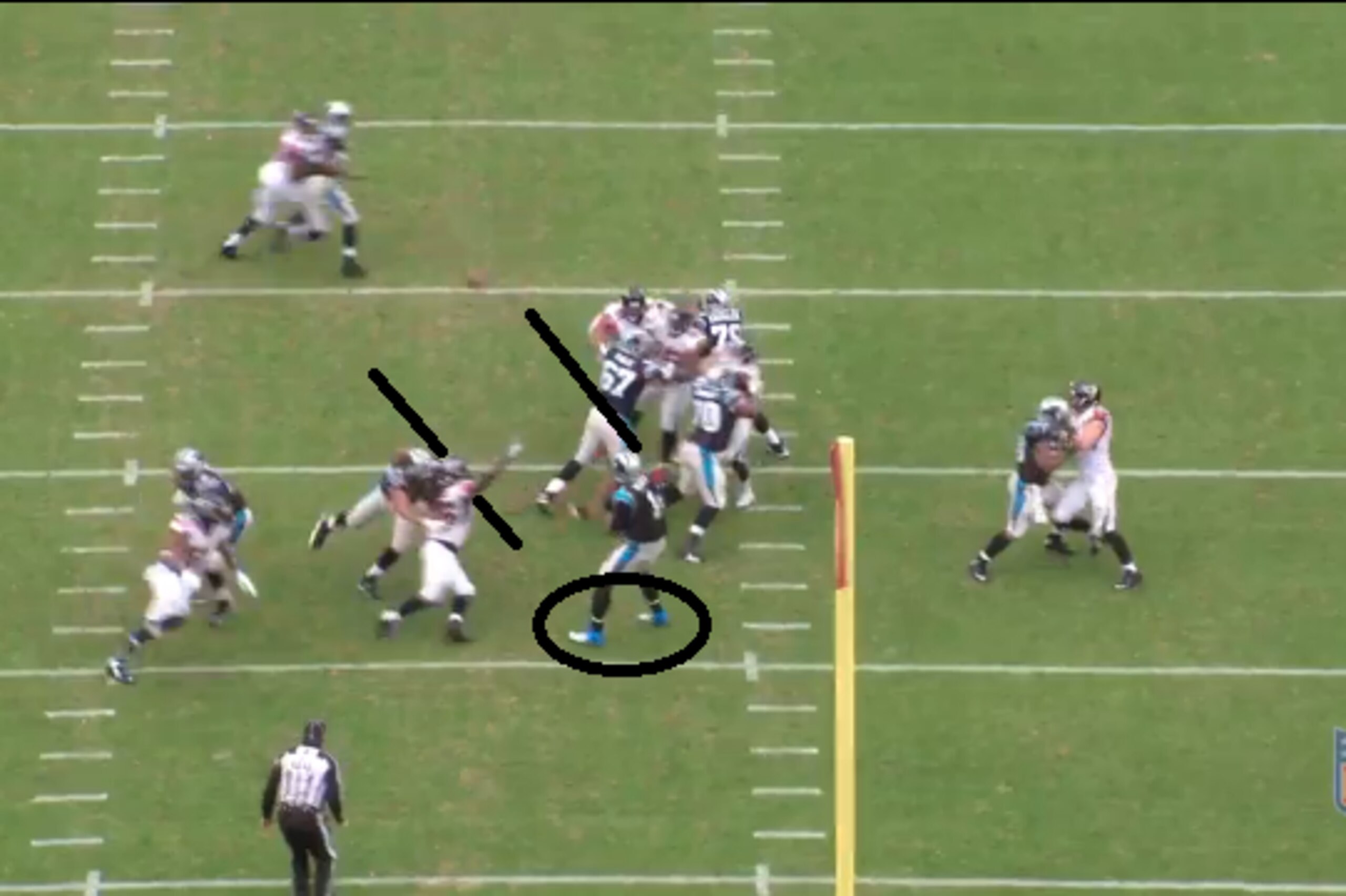 Newton's poor footwork