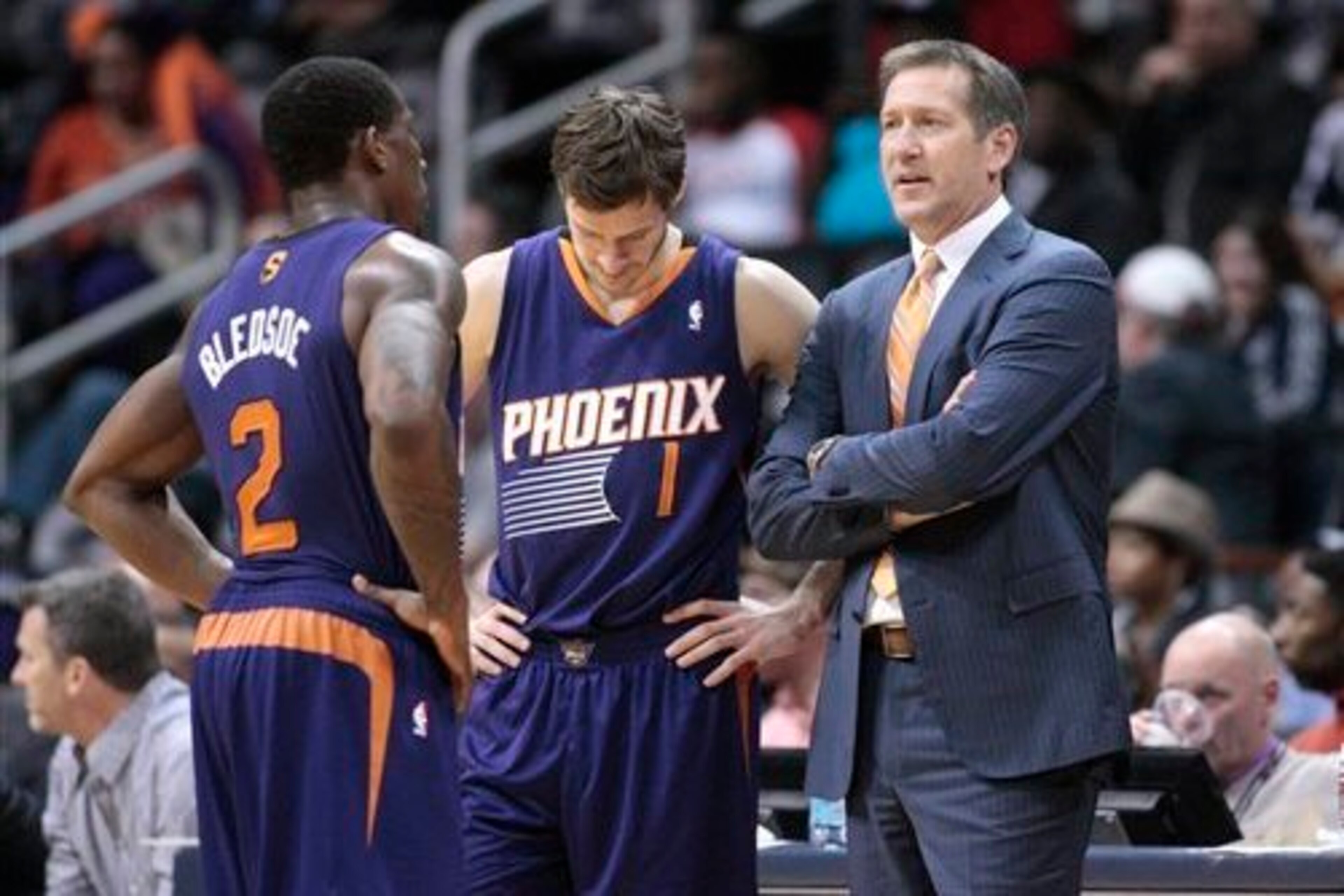 Eric Bledsoe, Goran Dragic and Jeff Hornecek led the Suns to 48 wins last season but failed to reach the playoffs in the West.