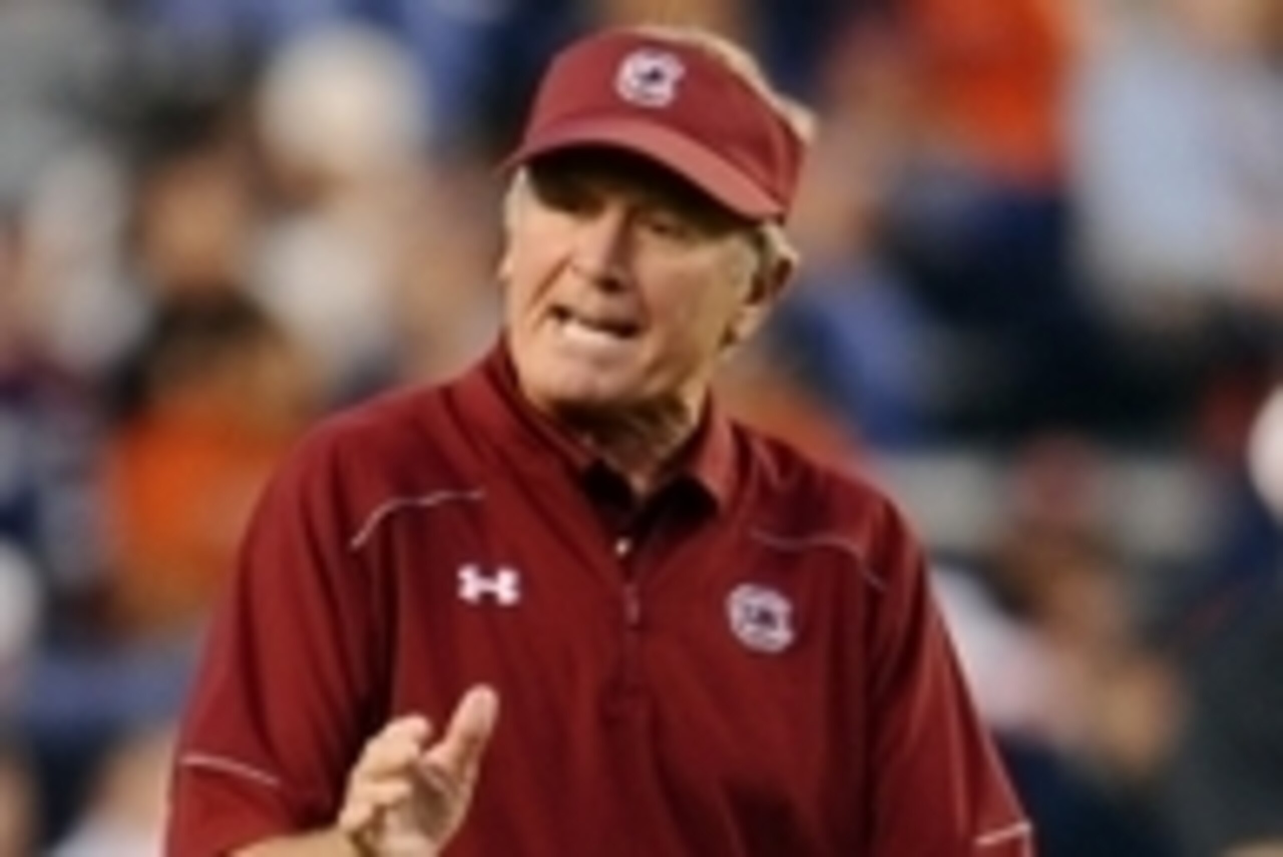 Oct 25, 2014; Auburn, AL, USA; South Carolina Gamecocks head coach Steve Spurrier prior to the game against the Auburn Tigers at Jordan Hare Stadium. Mandatory Credit: Shanna Lockwood-USA TODAY Sports Oct 25, 2014; Auburn, AL, USA; South Carolina Gamecocks head coach Steve Spurrier prior to the game against the Auburn Tigers at Jordan Hare Stadium. Mandatory Credit: Shanna Lockwood-USA TODAY Sports