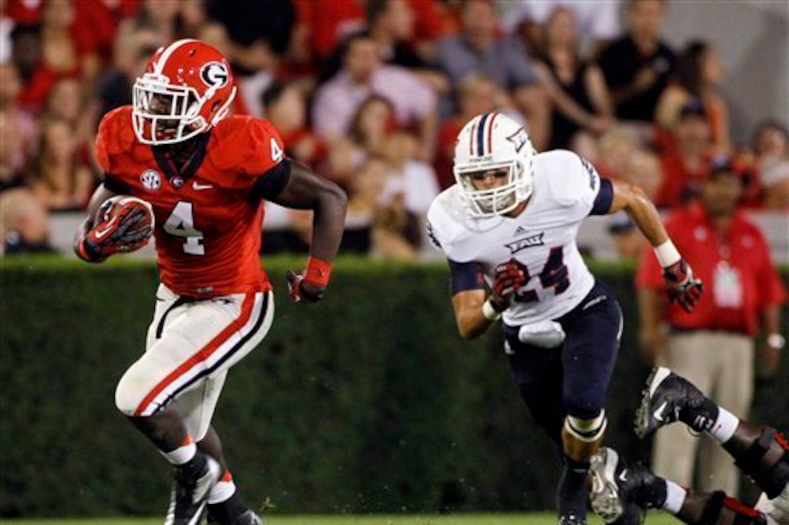 Keith Marshall ran away from a lot of defenders as a freshman in 2012.