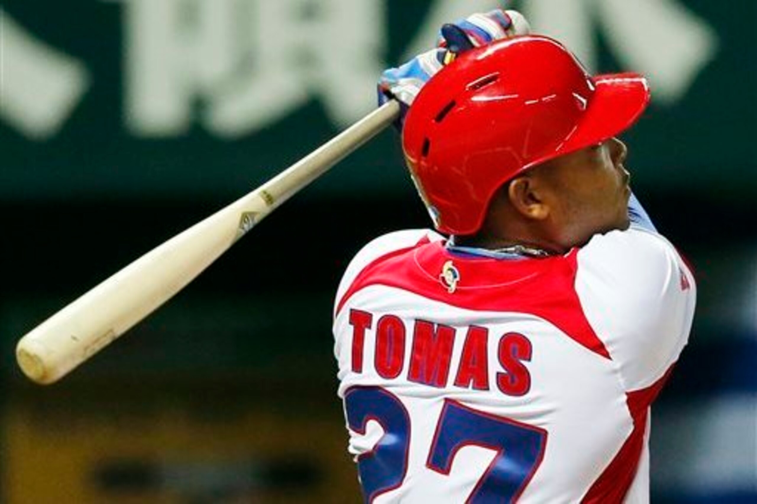 Tomas' main calling card is something that's in short supply: right-handed power.