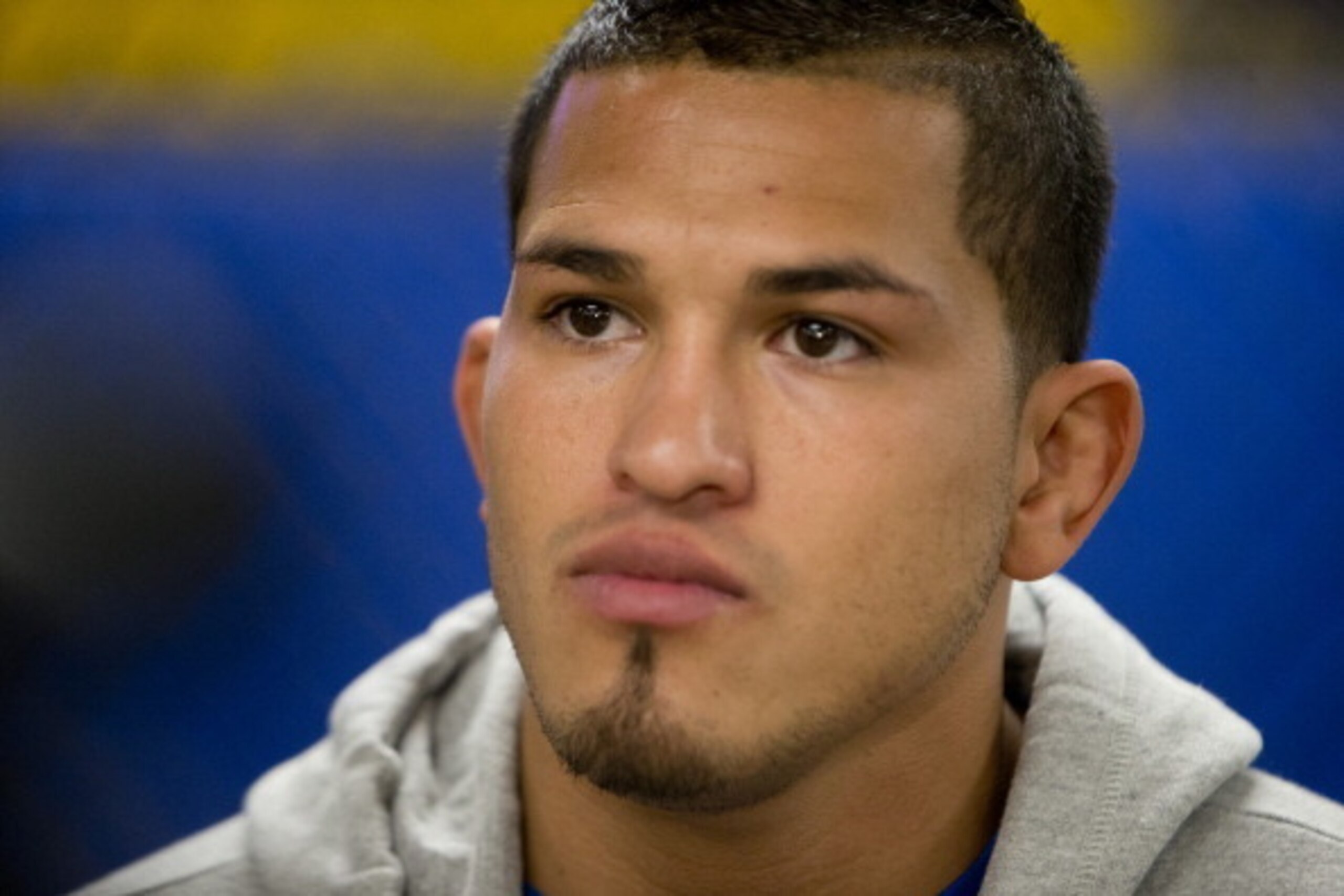 MILWAUKEE, WI - JANUARY 16:  Anthony Pettis takes an interview during Media Day at Roufusport Mixed Martial Arts Academy on January 16, 2014 in Milwaukee, Wisconsin. (Photo by Mike McGinnis/Getty Images)