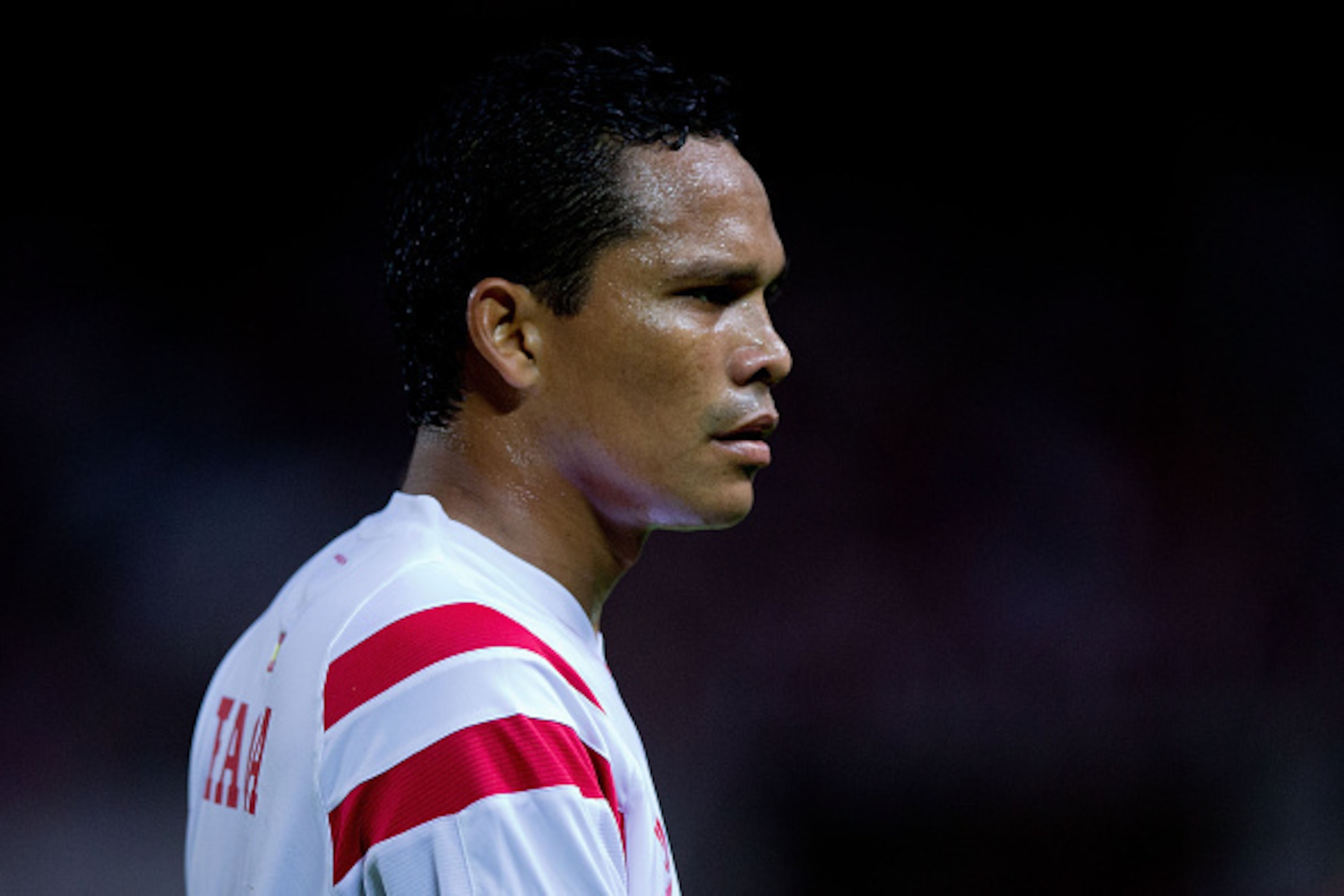 SEVILLE, SPAIN - SEPTEMBER 18:  Carlos Bacca of Sevilla FC in action during the UEFA Europa League group G match between Sevilla FC and Feyenoord at Ramon Sanchez Pizjuan stadium on September 18, 2014 in Seville, Spain.  (Photo by Gonzalo Arroyo Moreno/Ge