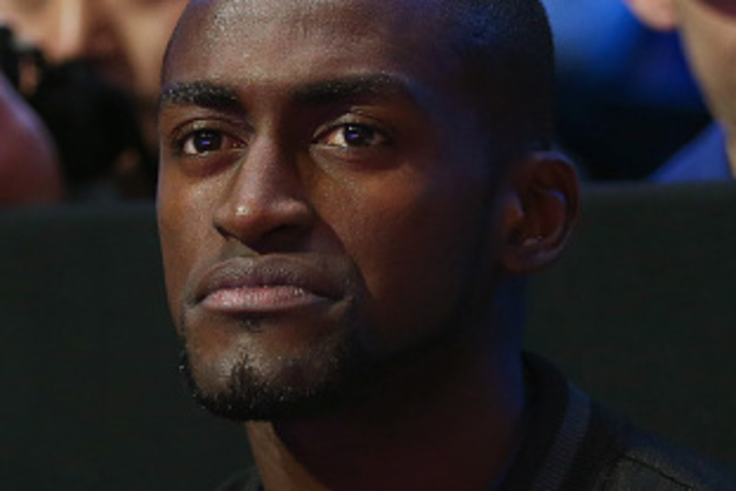 LONDON, ENGLAND - NOVEMBER 15:  Jackson Martinez  of Porto and Colombia watches Roger Federer of Switzerland  in the singles semi-final match against Stan Wawrinka of Switzerland on day seven of the Barclays ATP World Tour Finals at O2 Arena on November 1