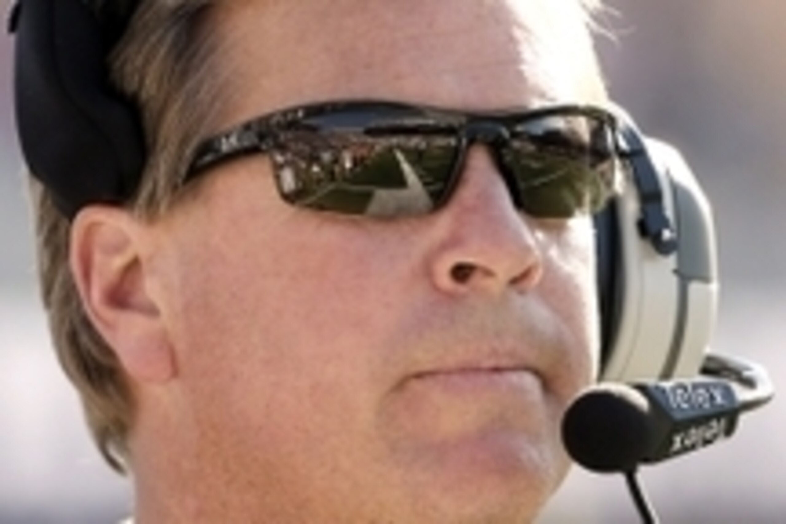 Sep 27, 2014; Boston, MA, USA; Colorado State Rams head coach Jim McElwain smiles along the sidelines during the second half of Colorado State's 24-21 win over the Boston College Eagles at Alumni Stadium. Mandatory Credit: Winslow Townson-USA TODAY Sports
