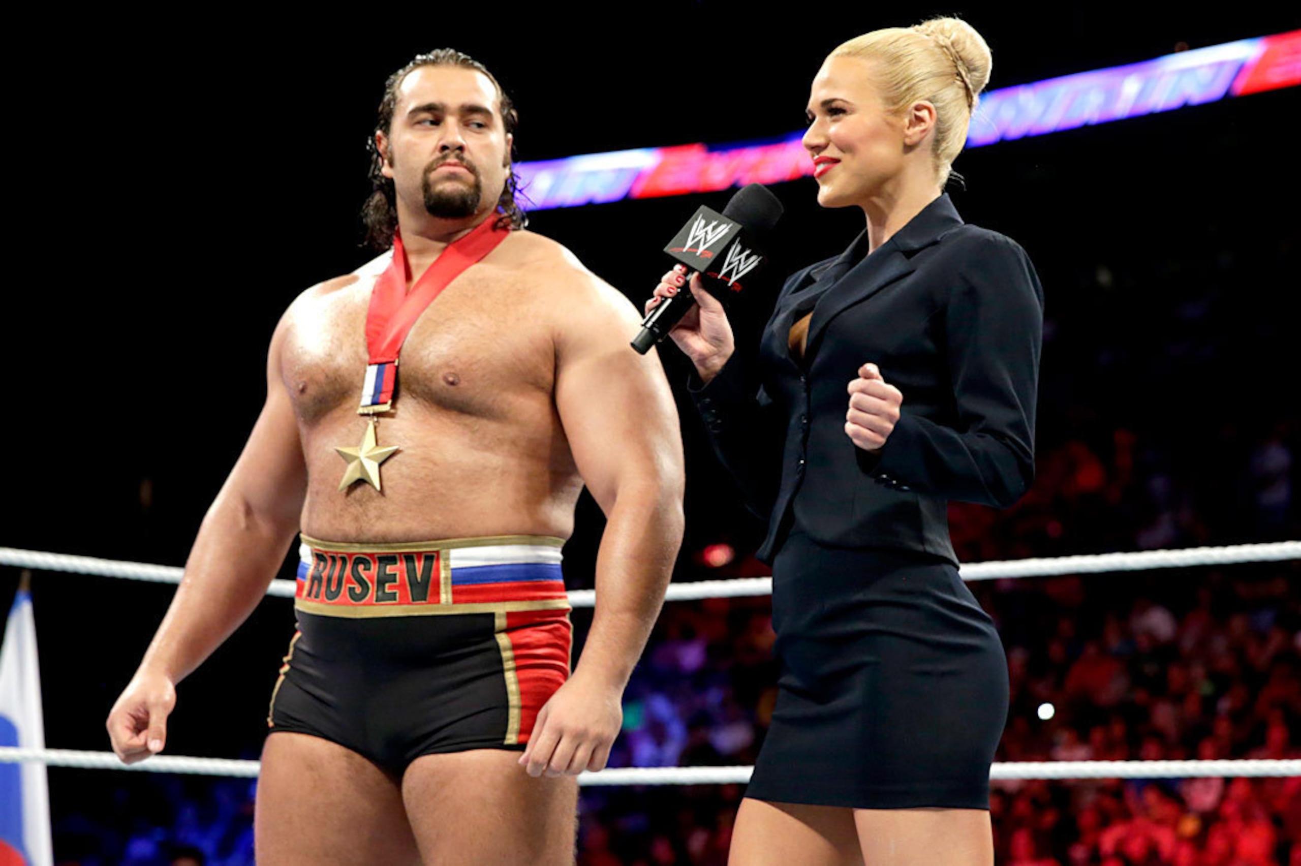 Rusev with Lana