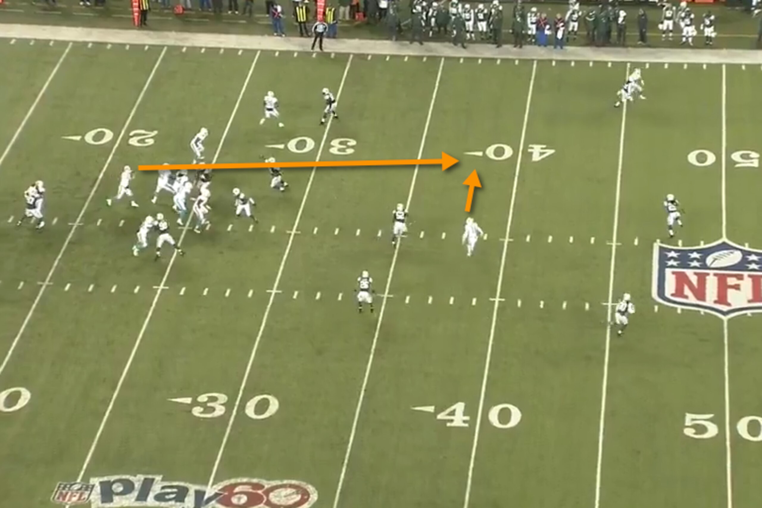 Miami has great success when they run more intermediate routes