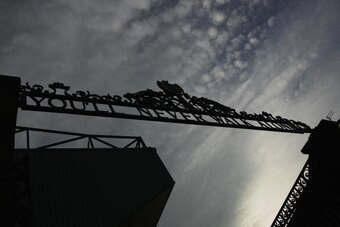 LIVERPOOL, UNITED KINGDOM - SEPTEMBER 20:  A general view outside Anfield stadium before the Barclays Premiership match between Liverpool and Newcastle United at Anfield on September 20, 2006 in Liverpool, England.  (Photo by Laurence Griffiths/Getty Imag