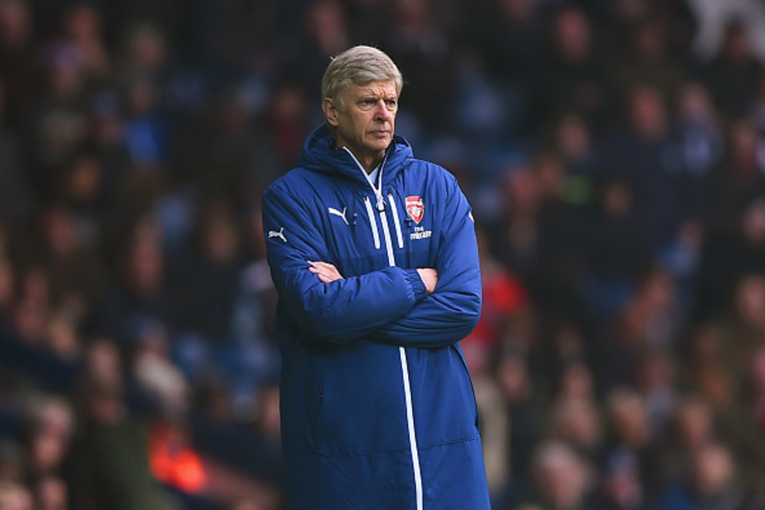 WEST BROMWICH, ENGLAND - NOVEMBER 29: Arsene Wenger, manager of Arsenal looks on during the Barclays Premier League match between West Bromwich Albion and Arsenal at The Hawthorns on November 29, 2014 in West Bromwich, England. (Photo by Laurence Griffi WEST BROMWICH, ENGLAND - NOVEMBER 29: Arsene Wenger, manager of Arsenal looks on during the Barclays Premier League match between West Bromwich Albion and Arsenal at The Hawthorns on November 29, 2014 in West Bromwich, England. (Photo by Laurence Griffi