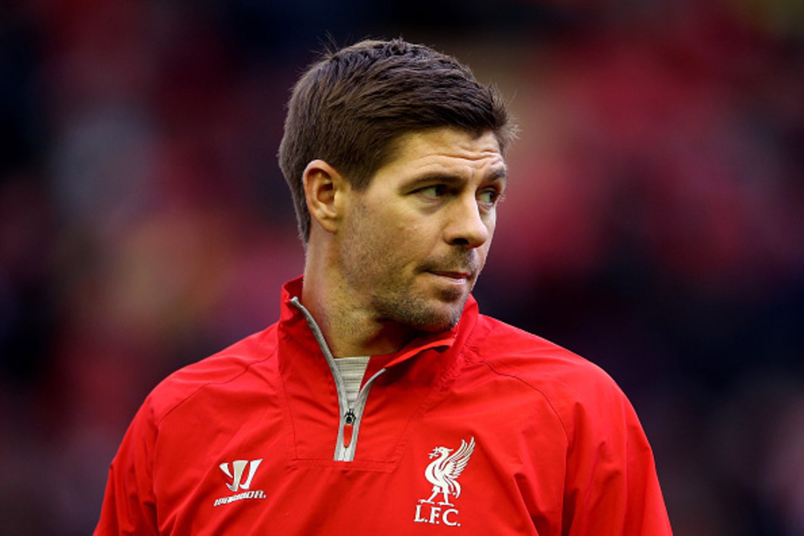 LIVERPOOL, ENGLAND - DECEMBER 06:  Steven Gerrard of Liverpool looks on before the Barclays Premier League match between Liverpool and Sunderland at Anfield on December 6, 2014 in Liverpool, England.  (Photo by Scott Heavey/Getty Images)