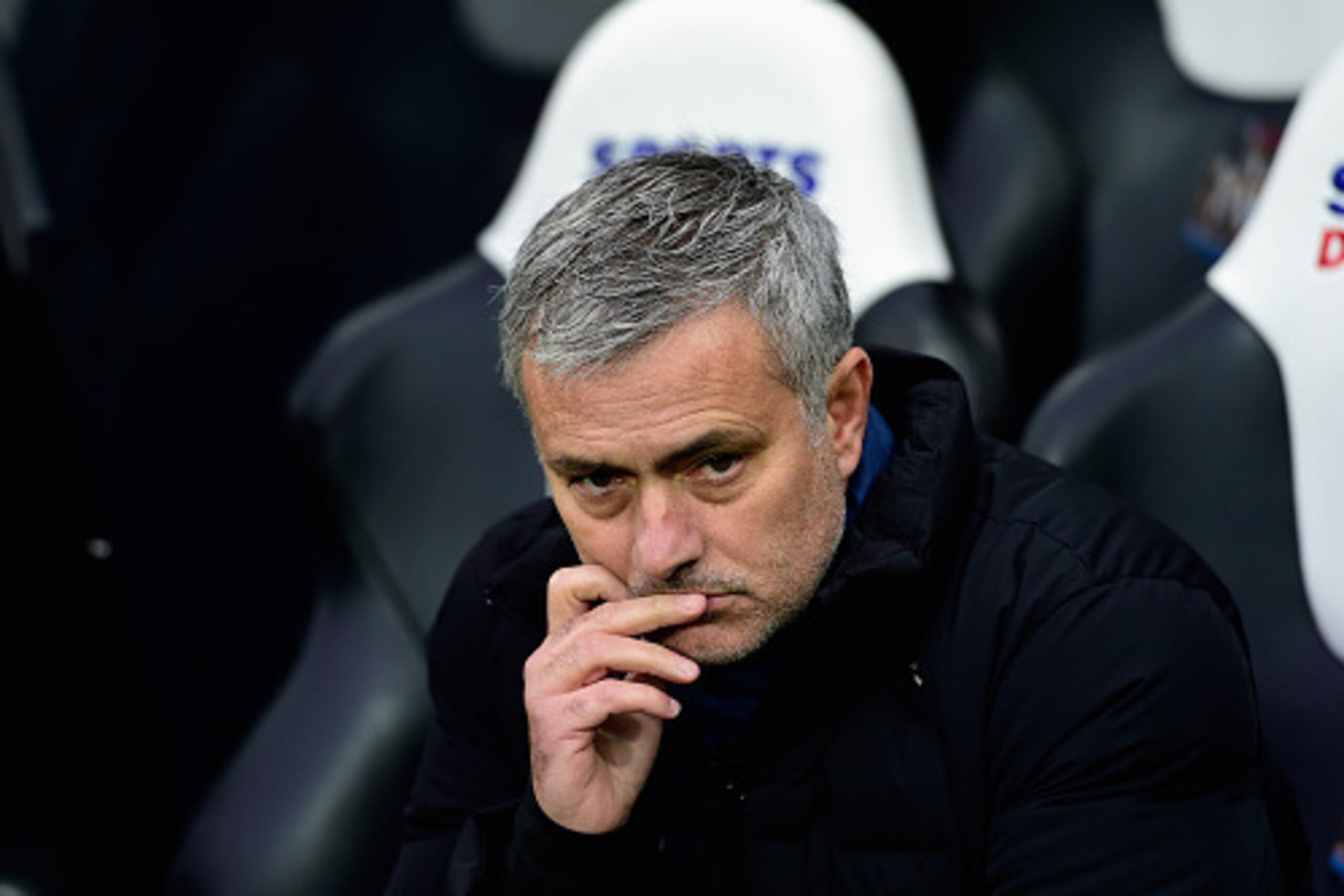 NEWCASTLE UPON TYNE, ENGLAND - DECEMBER 06:  Chelsea manager Jose Mourinho looks on before  the Barclays Premier League match between Newcastle United and Chelsea at St James' Park on December 6, 2014 in Newcastle upon Tyne, England.  (Photo by Stu Forste