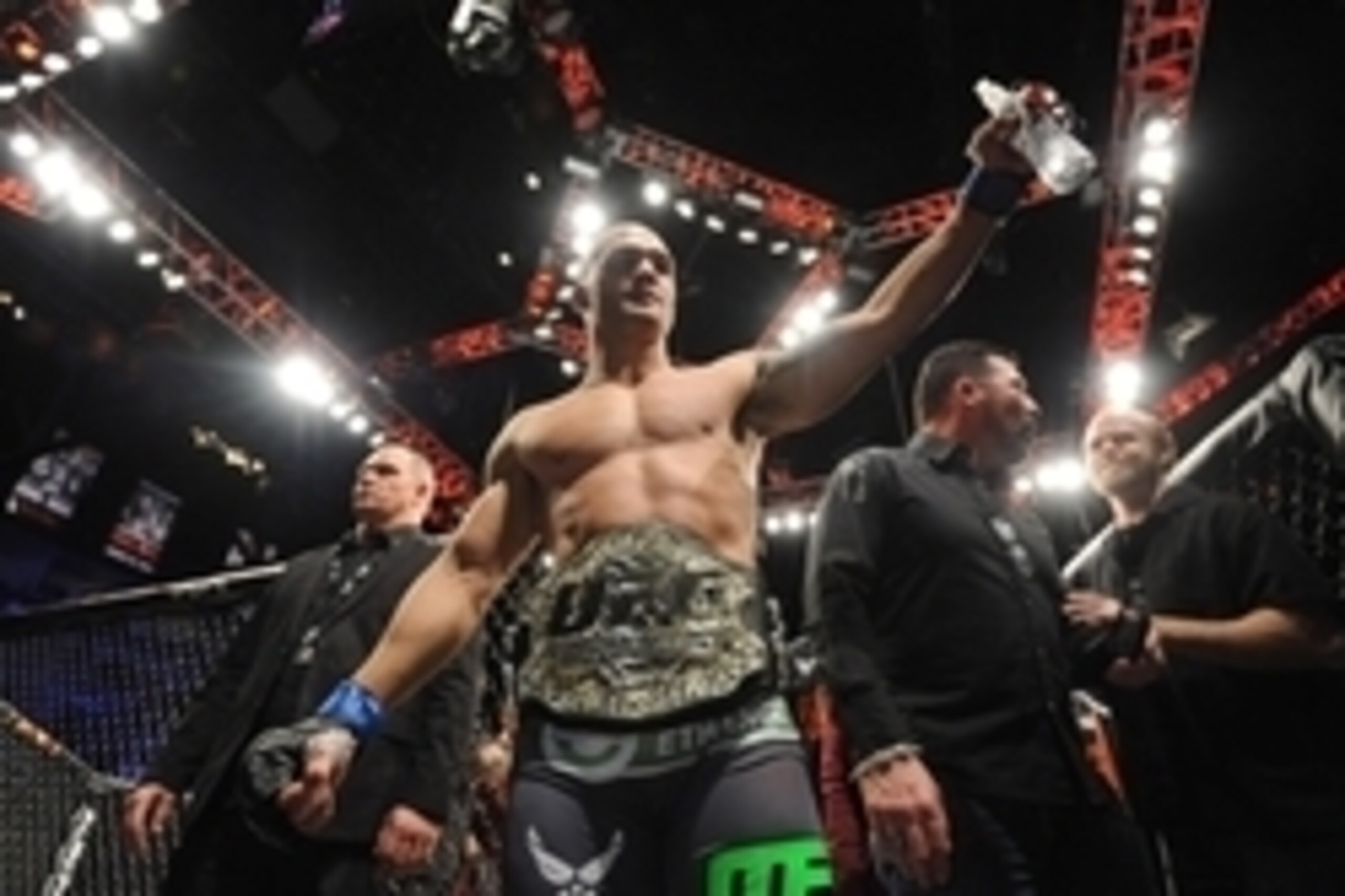 Dec 6, 2014; Las Vegas, NV, USA;  Robbie Lawler after defeating Johnny Hendricks during UFC 181 at Madalay Bay Events Center. Lawler won via split decision. Mandatory Credit: Joe Camporeale-USA TODAY Sports