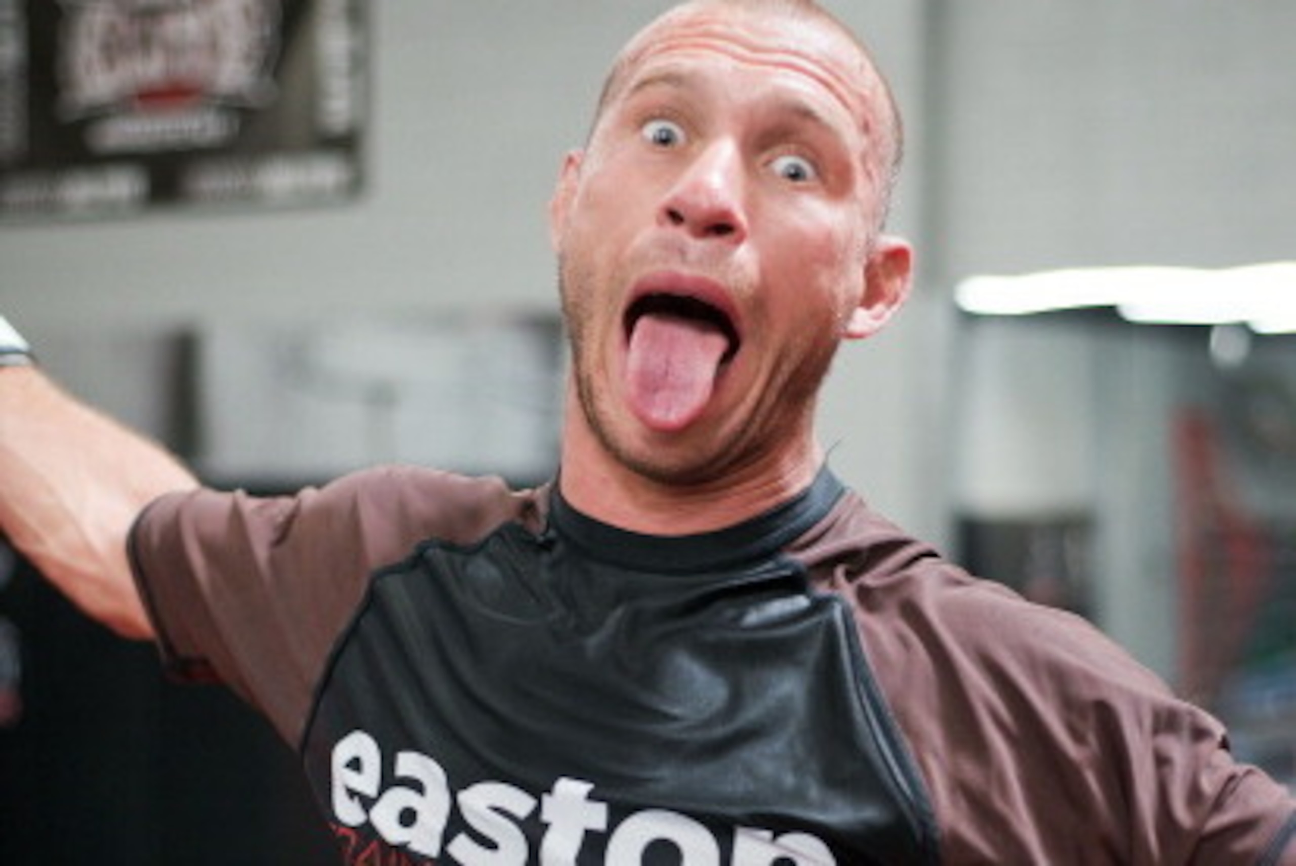 ALBUQUERQUE, NM - APRIL 8: UFC lightweight contender Donald 'Cowboy' Cerrone  jokes for the camera at Jackson’s Mixed Martial Arts & Fitness Academy on APRIL 8, 2013 in Albuquerque, New Mexico. (Photo by Steve Snowden/Getty Images)